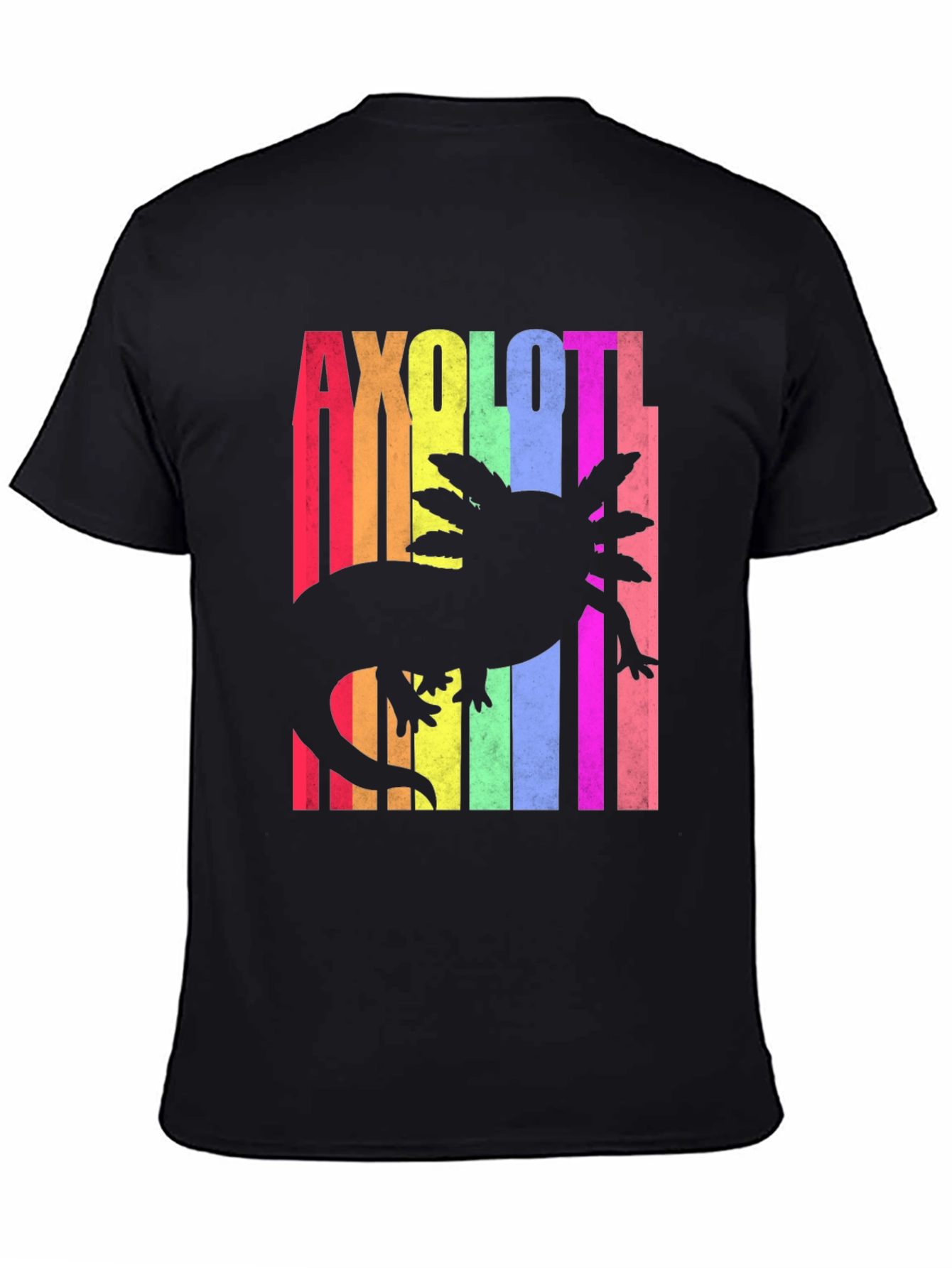 Axolotl Rainbow T-Shirt - Cute Salamander Tee