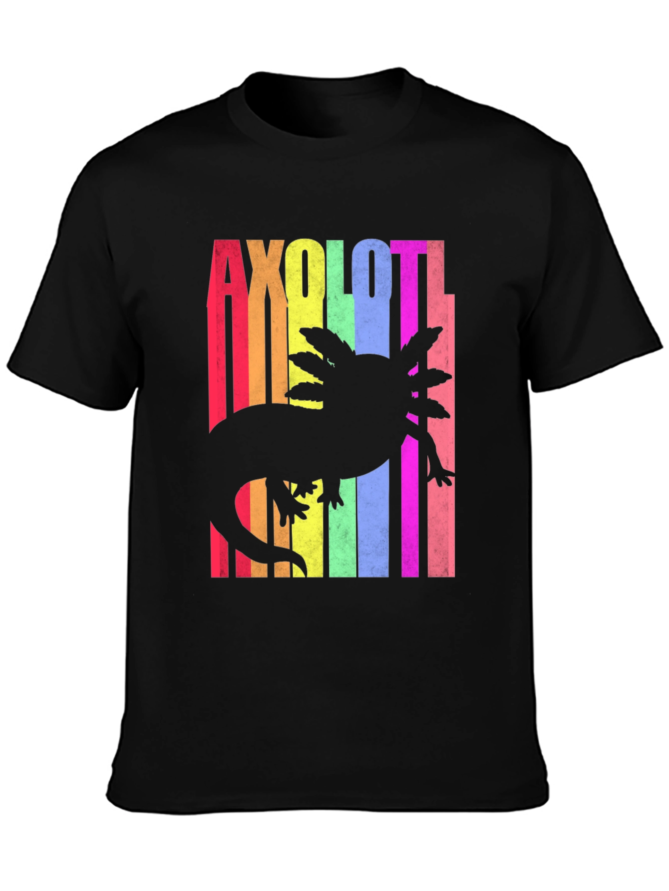 Axolotl Rainbow T-Shirt - Cute Salamander Tee