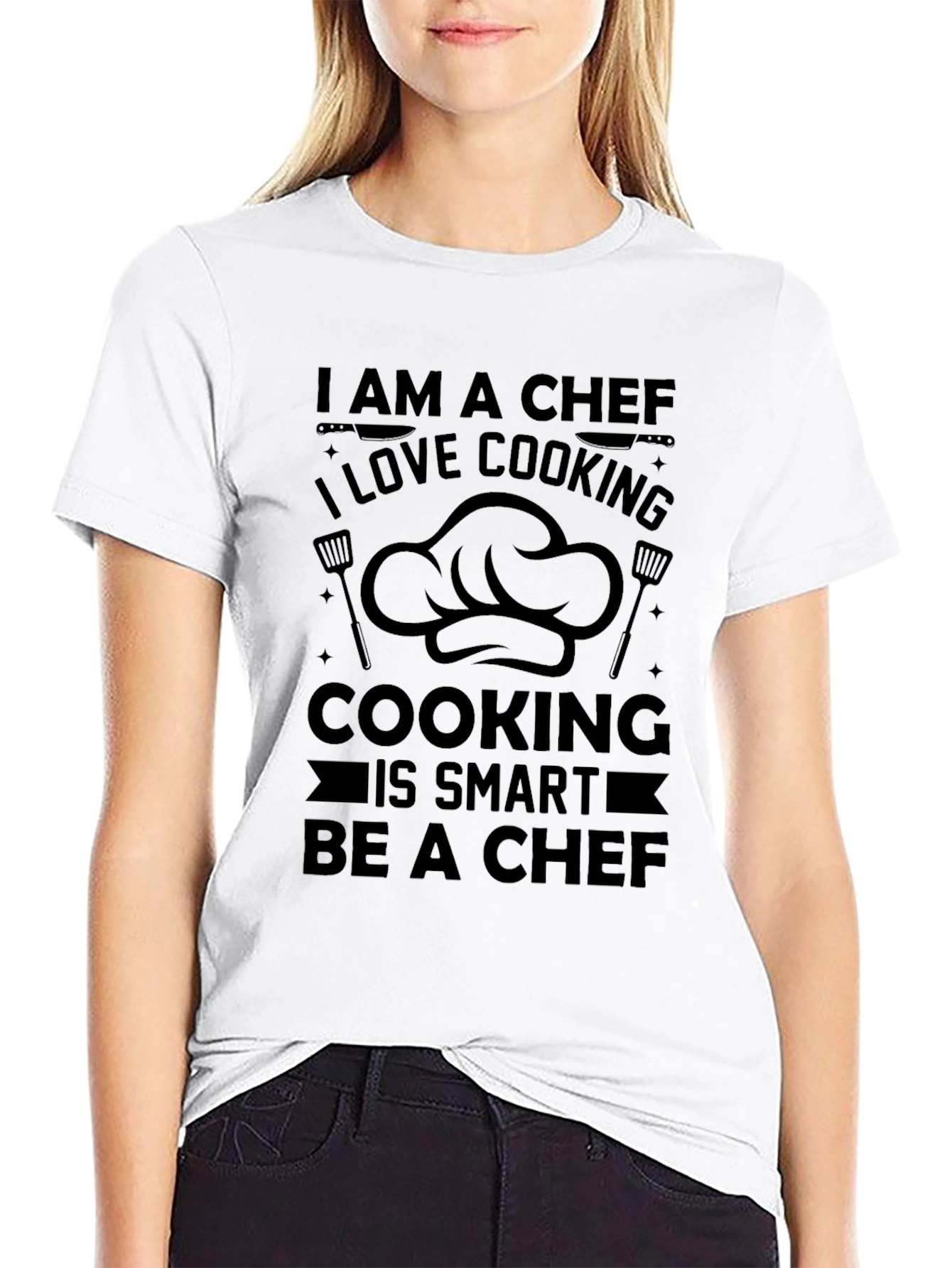 Chef T-Shirt - I Love Cooking Tee
