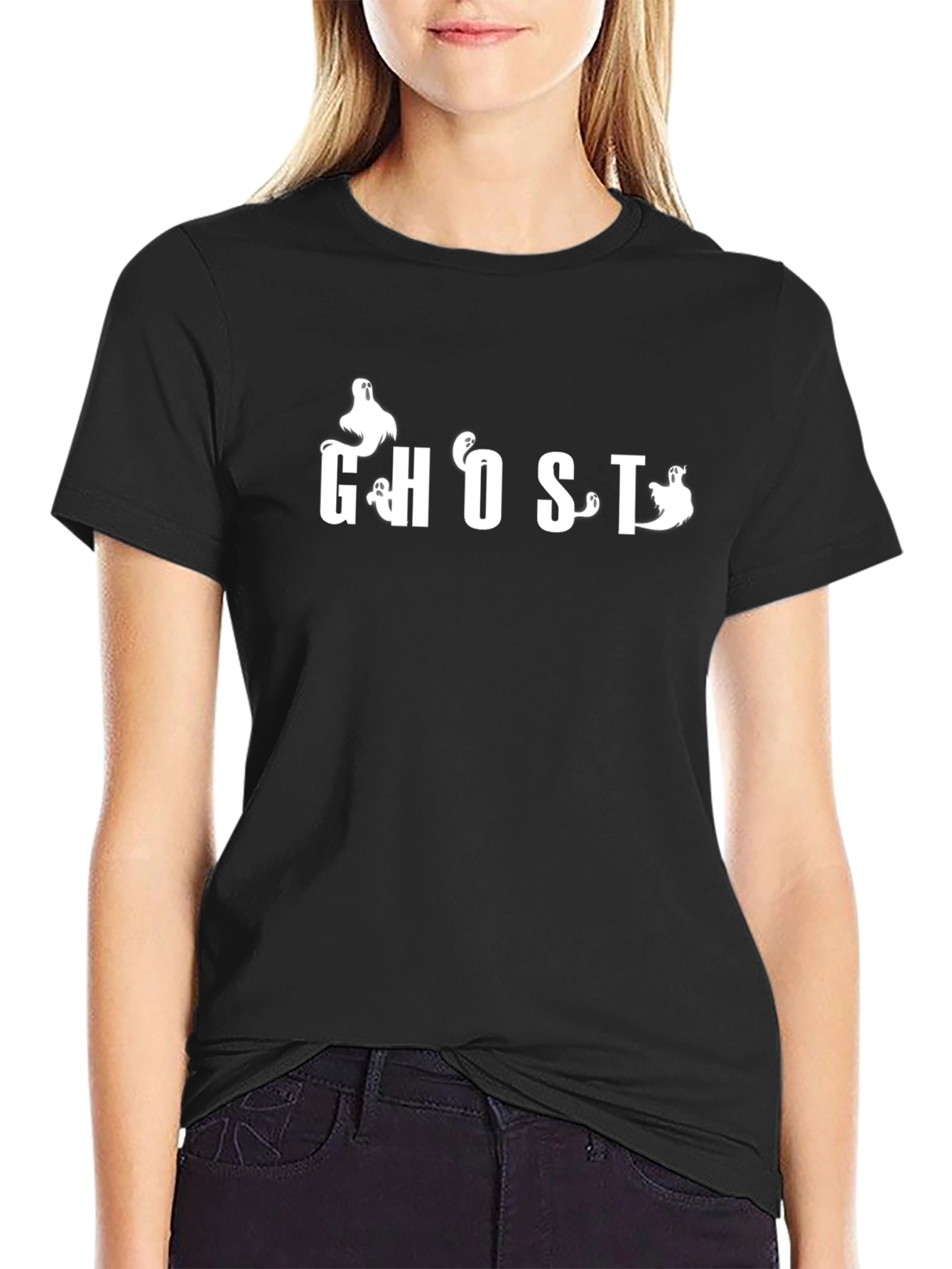 Ghost T-Shirt Halloween Tee Spooky Shirt