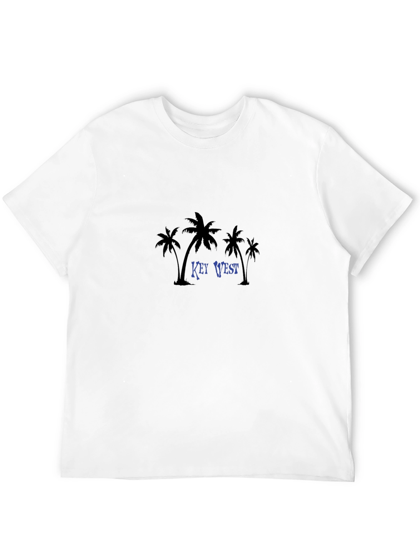 Key West Palm Tree Graphic Tee - Black