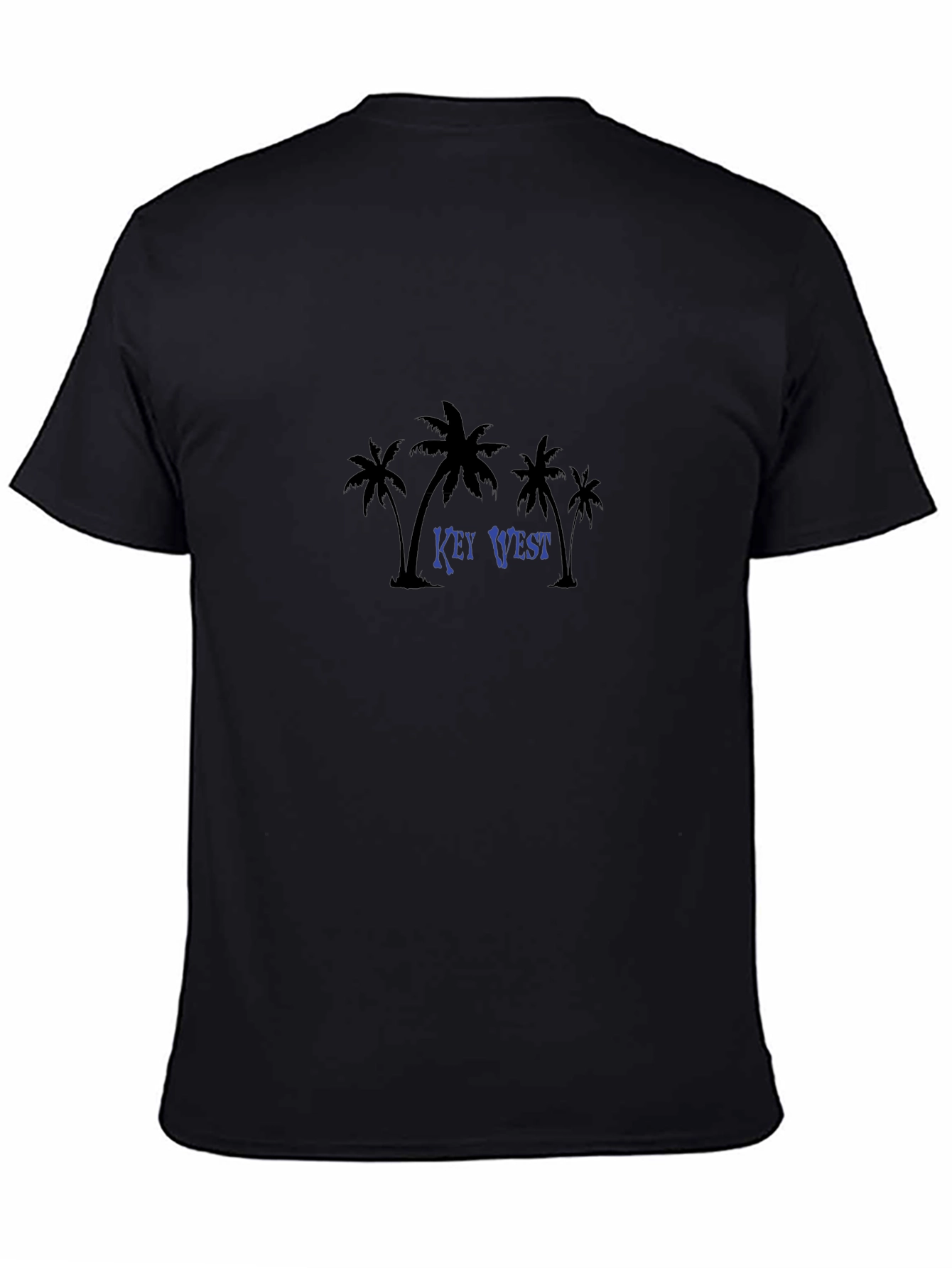 Key West Palm Tree Graphic Tee - Black