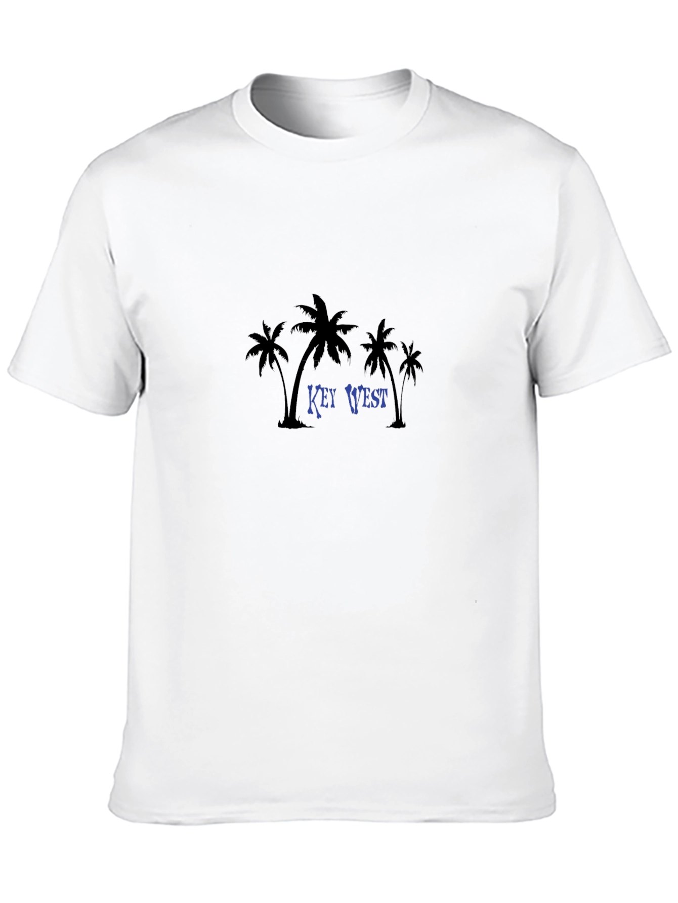 Key West Palm Tree Graphic Tee - Black