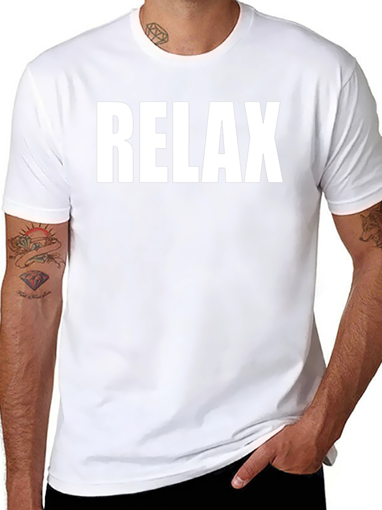 Relax Graphic Tee - Casual Comfort