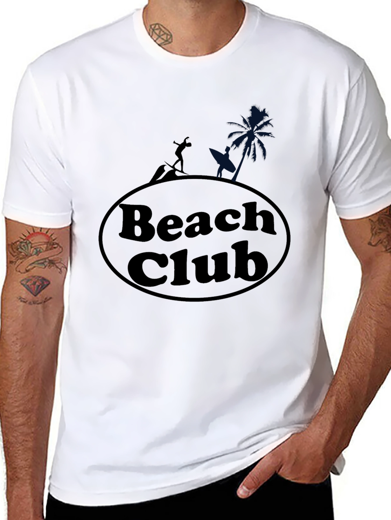 Beach Club Graphic T-Shirt - Stylish & Comfortable