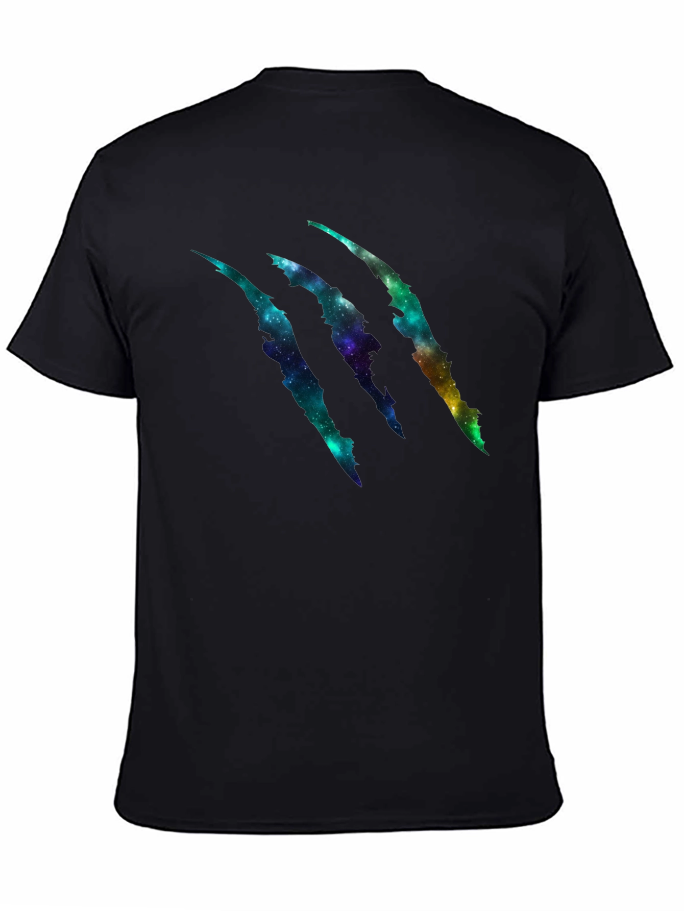 Galaxy Claw Graphic Black T-Shirt