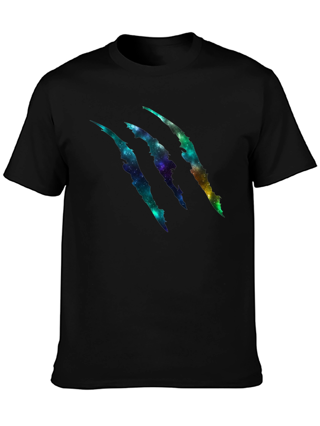 Galaxy Claw Graphic Black T-Shirt