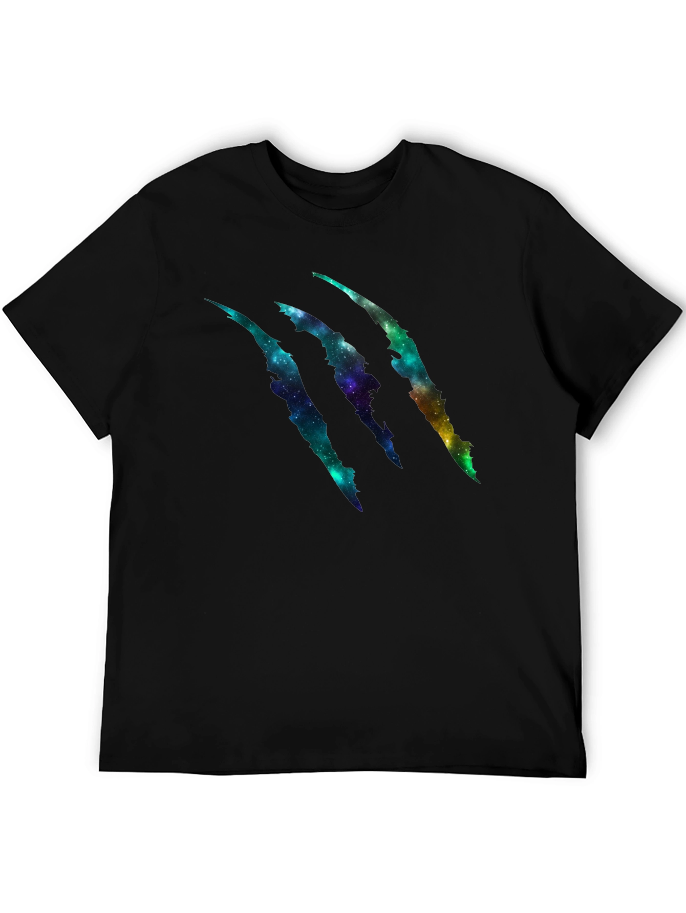 Galaxy Claw Graphic Black T-Shirt