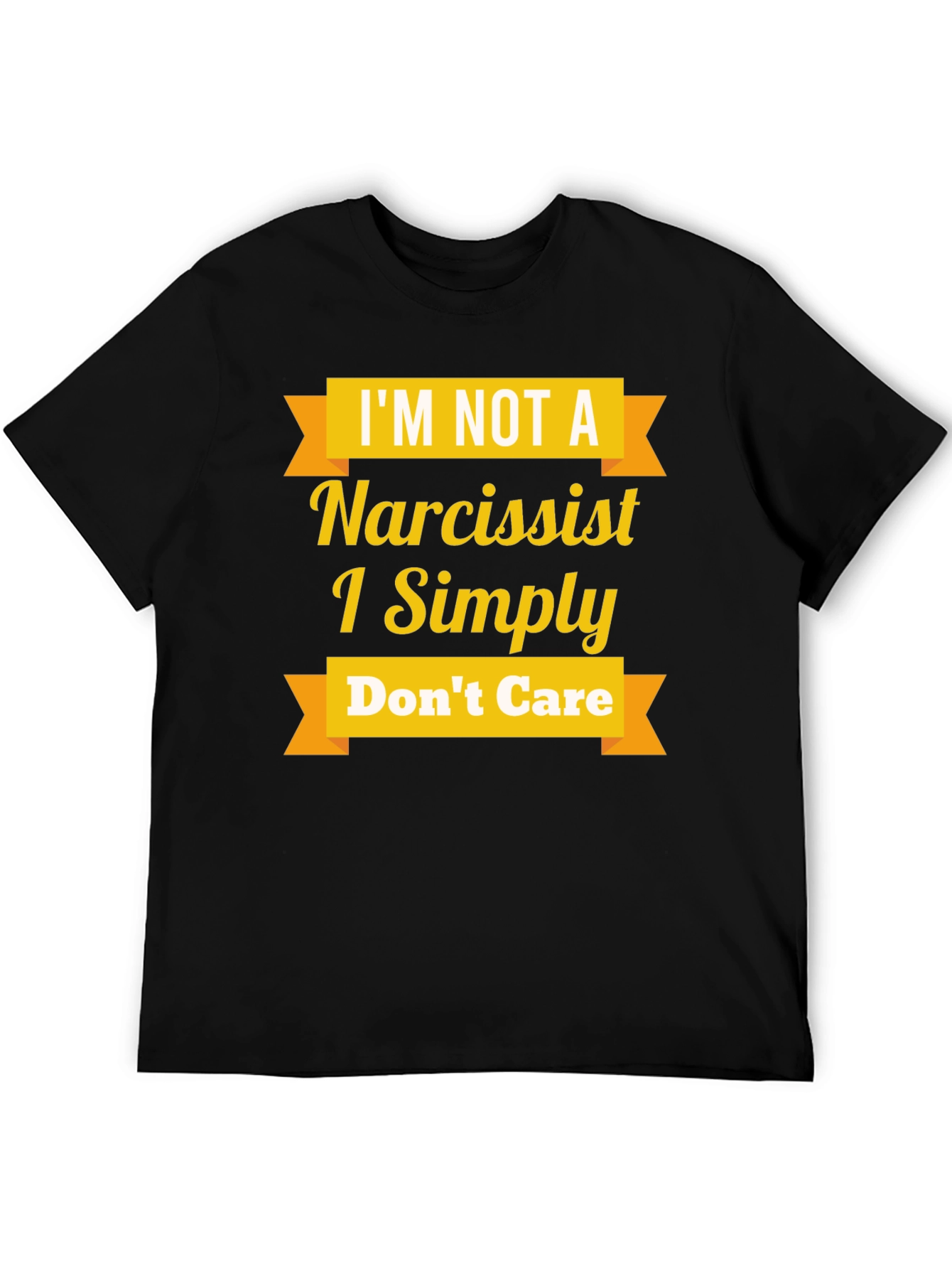 Narcissist Funny Graphic T-Shirt - Black