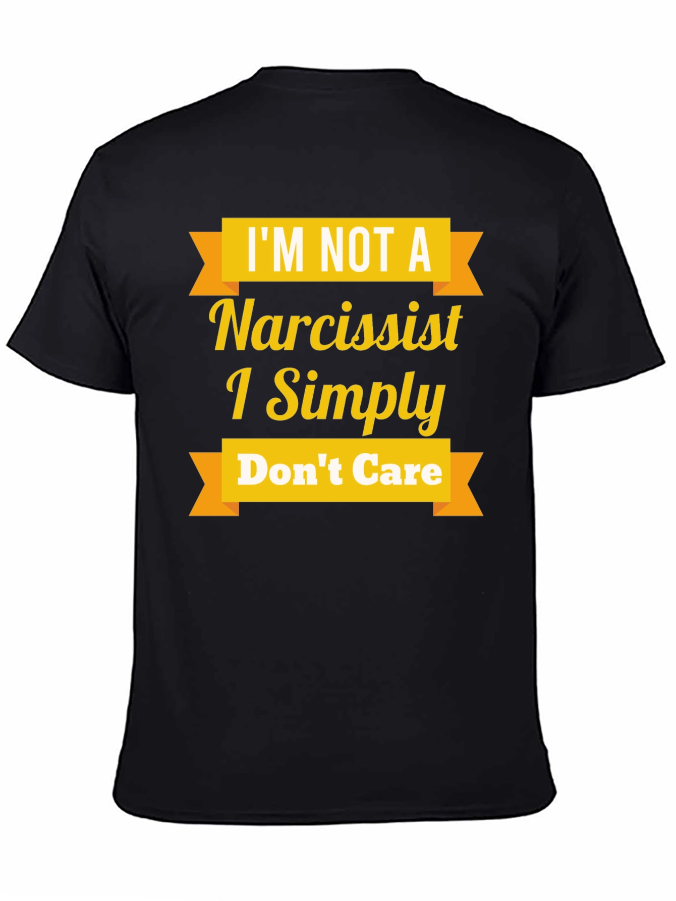 Narcissist Funny Graphic T-Shirt - Black