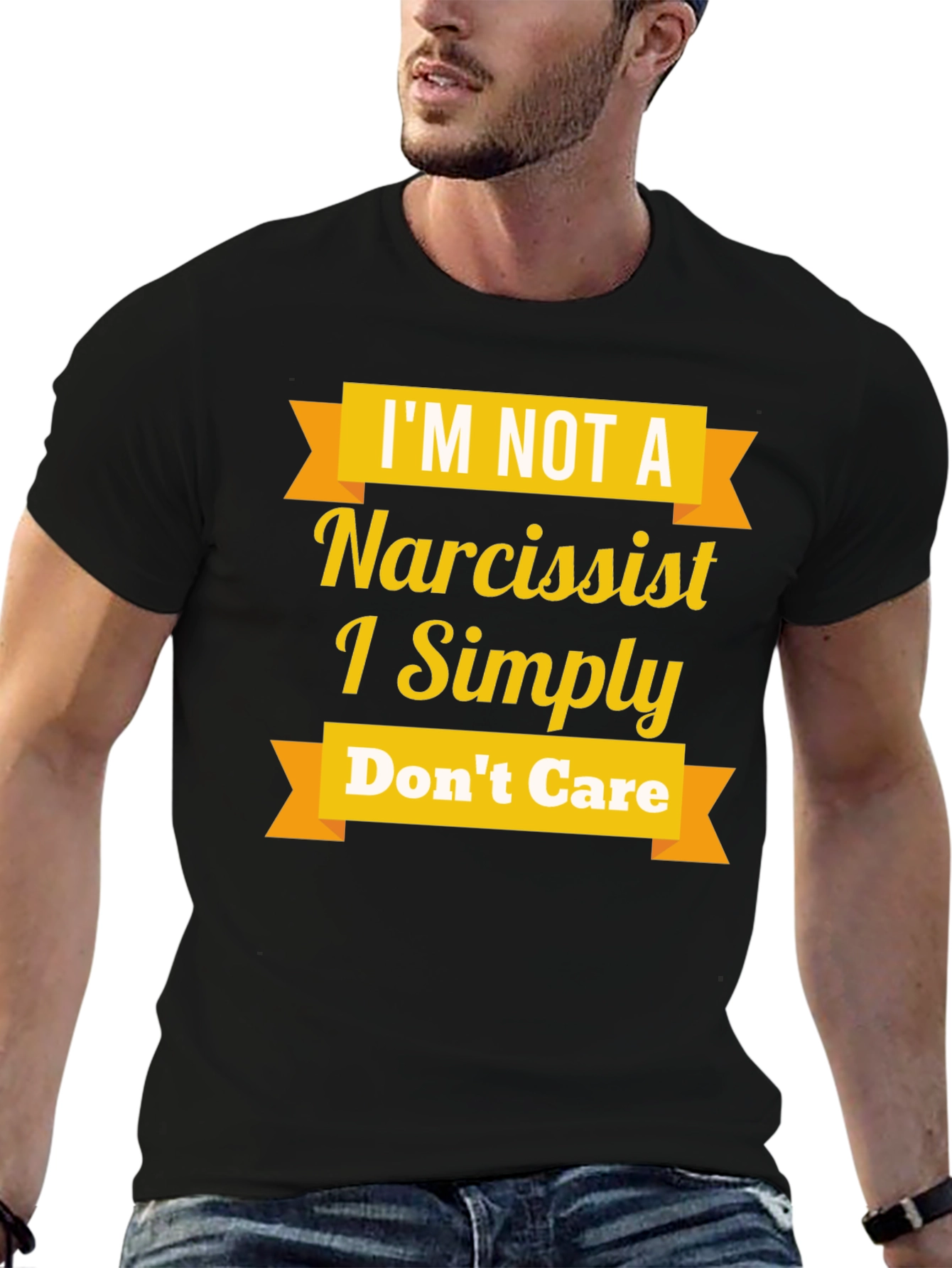 Narcissist Funny Graphic T-Shirt - Black