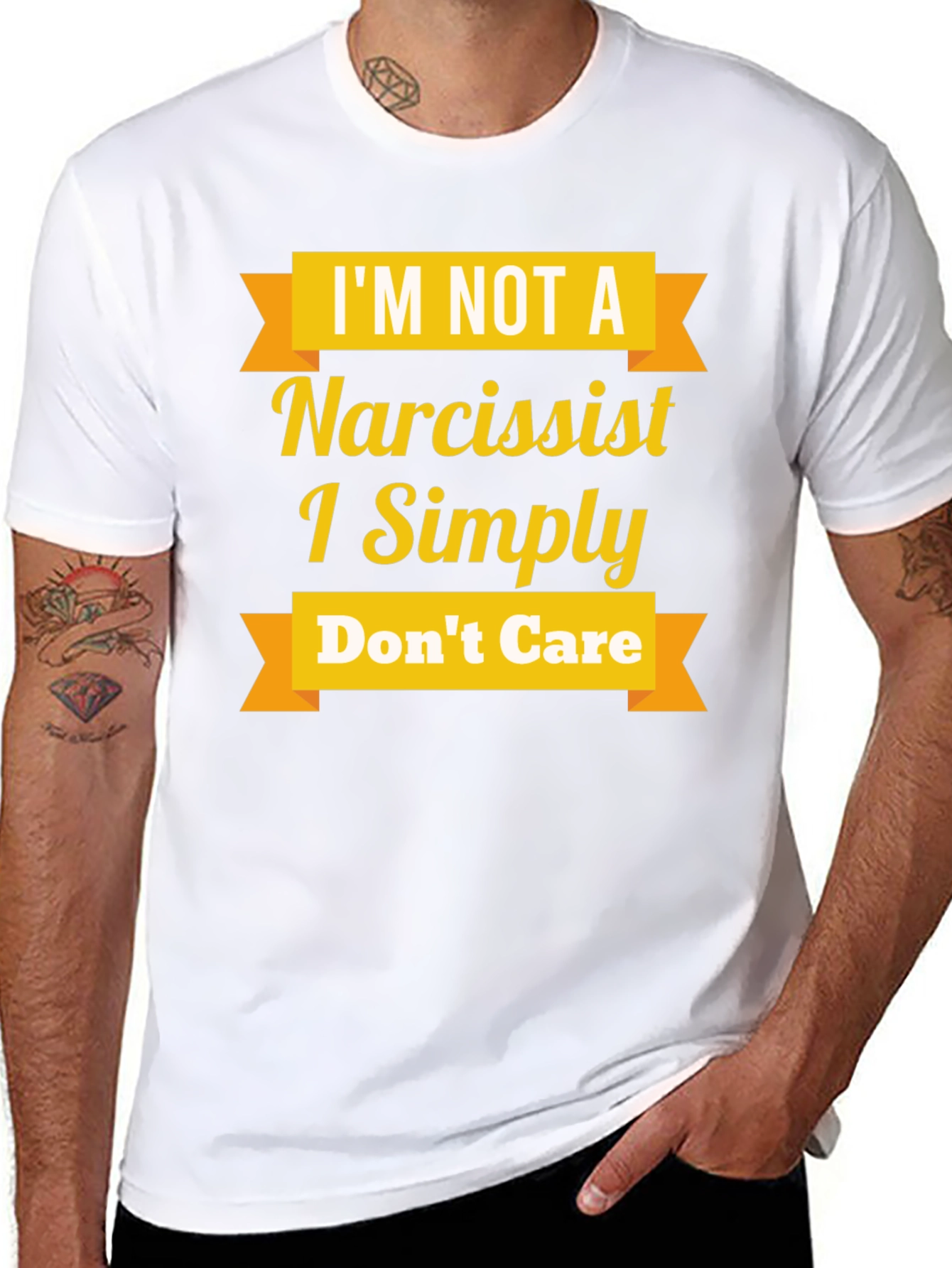 Narcissist Funny Graphic T-Shirt - Black