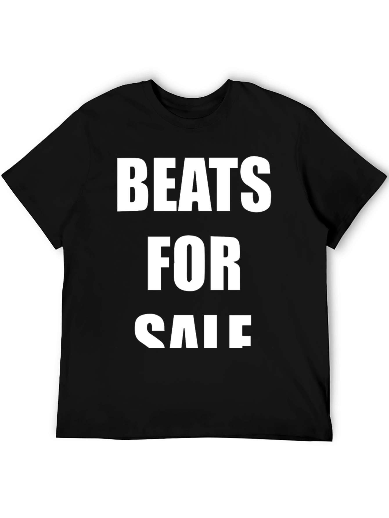 Beats for Sale Black Graphic T-Shirt