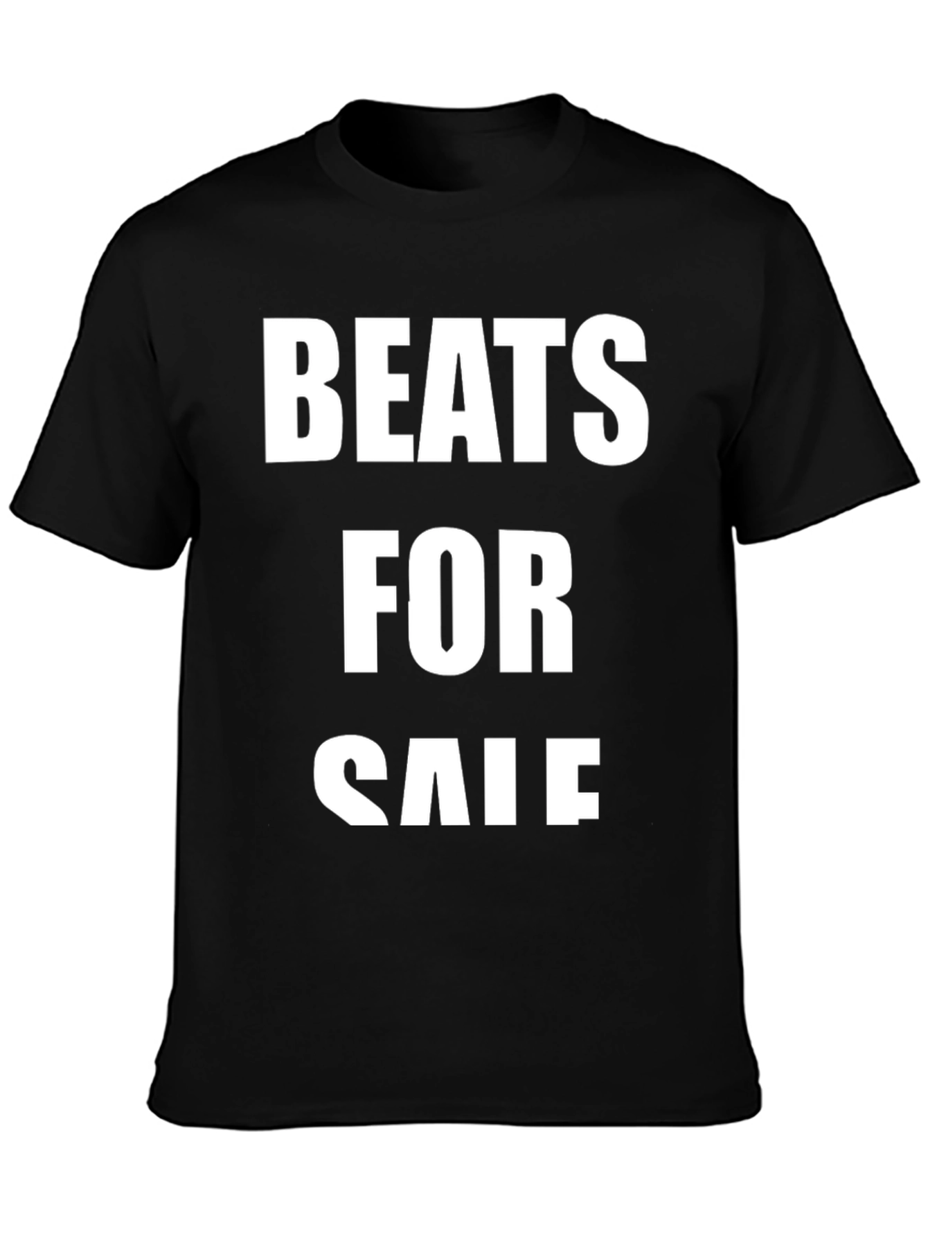 Beats for Sale Black Graphic T-Shirt