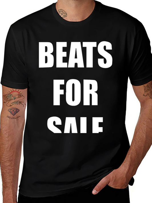 Beats for Sale Black Graphic T-Shirt