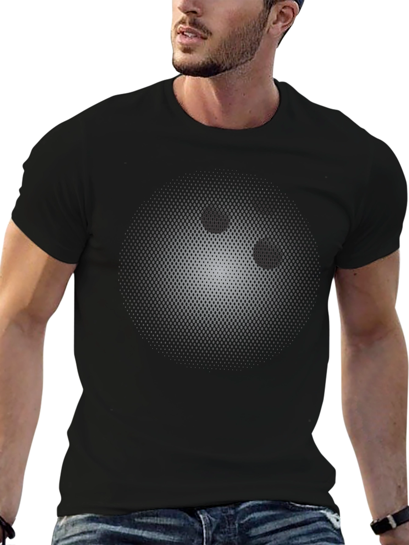 Bowling Ball Graphic T-Shirt - Novelty Print Tee