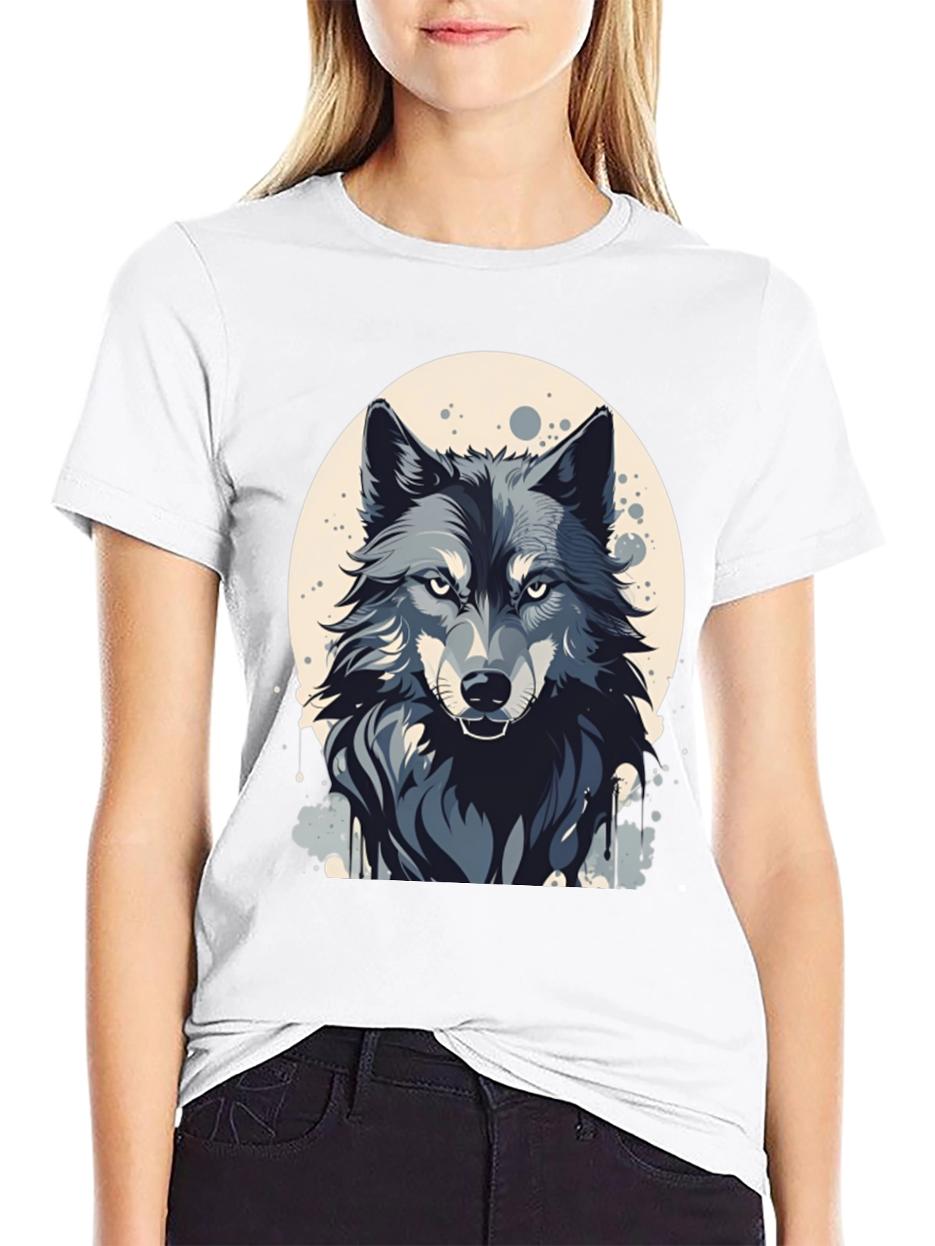 Wolf Graphic Tee - Cool Animal Design