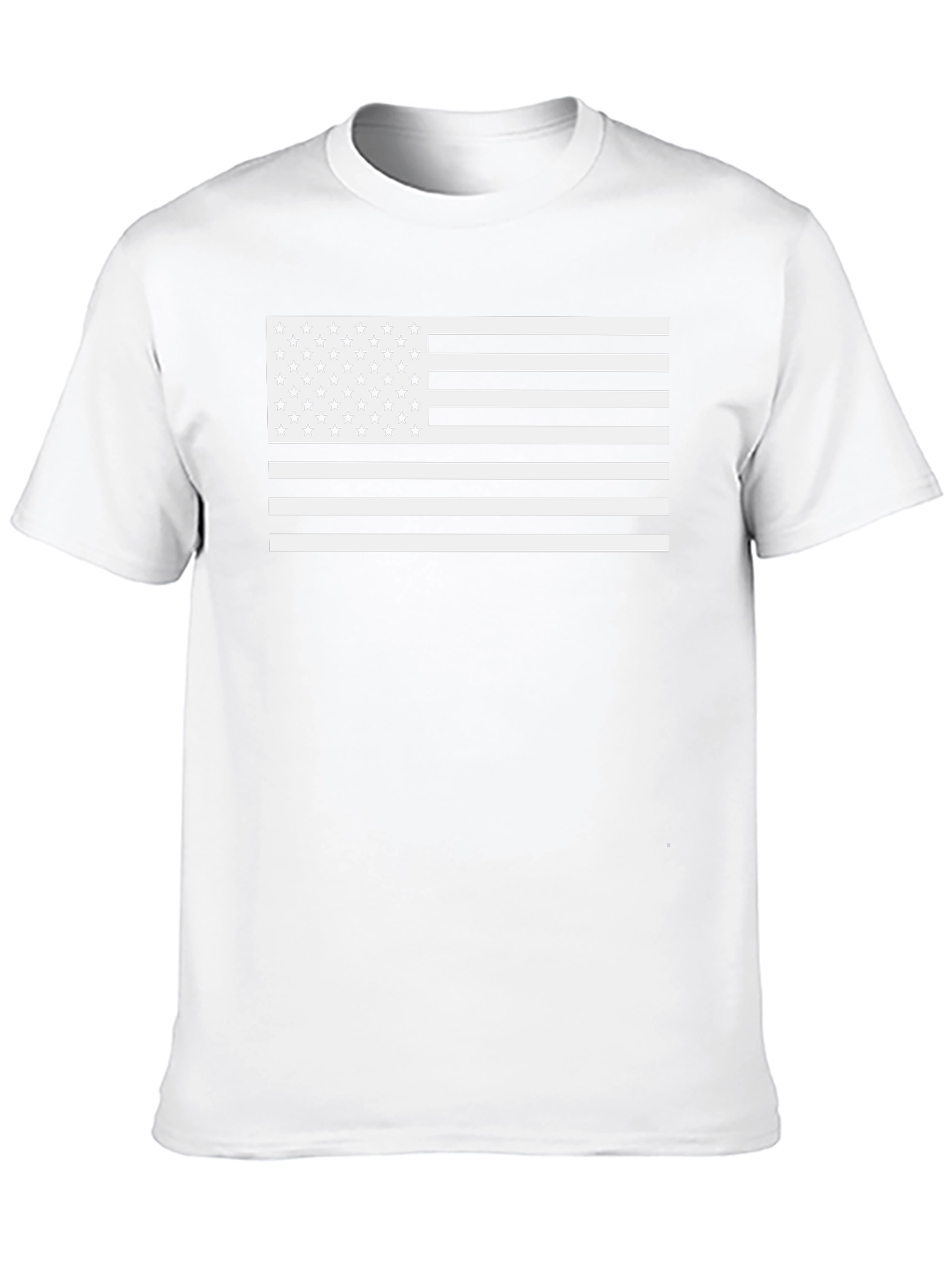 American Flag Graphic Tee - Black