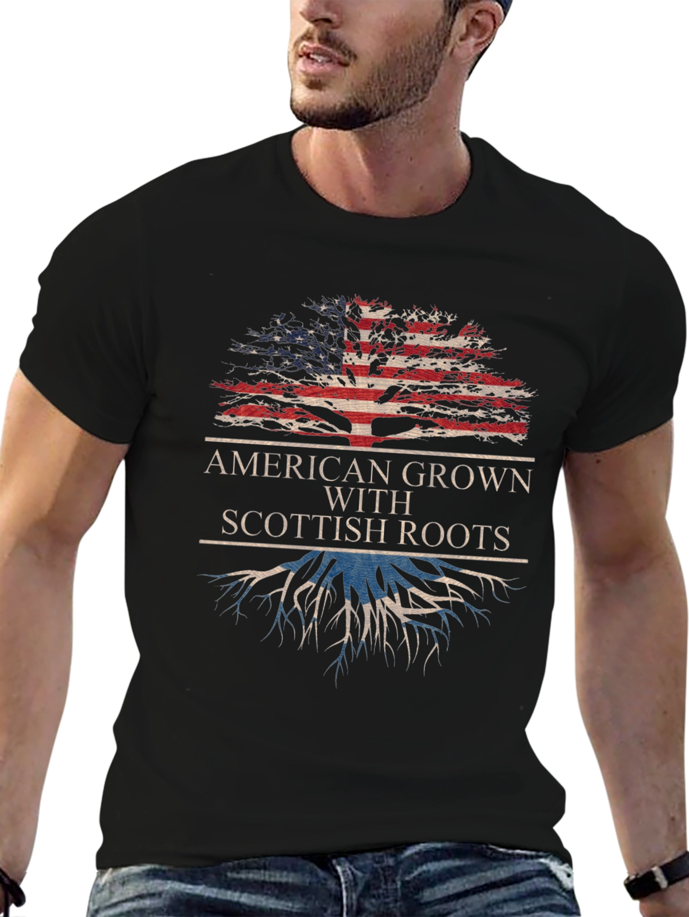 American Grown Scottish Roots T-Shirt