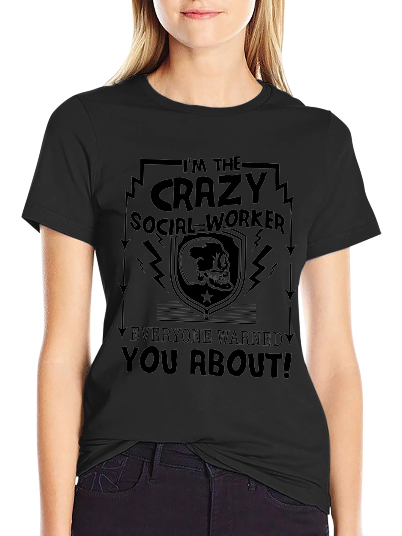 Crazy Social Worker Graphic Tee