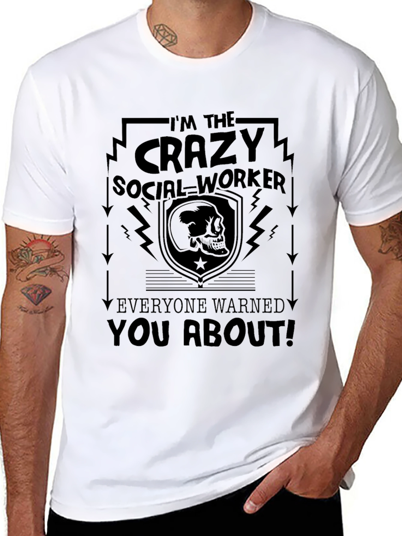 Crazy Social Worker Graphic Tee