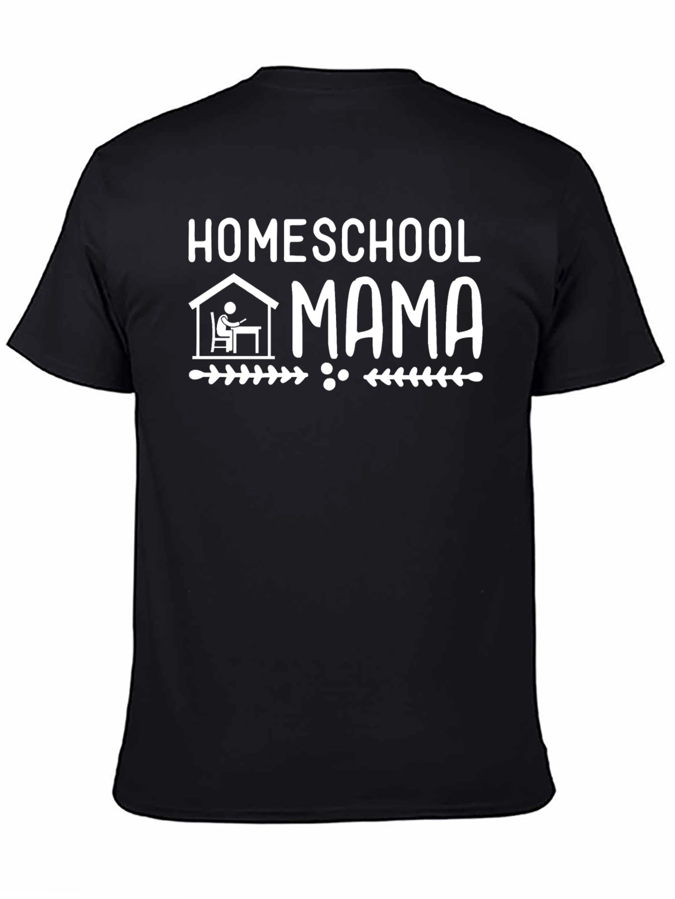 Homeschool Mama Graphic T-Shirt - Black