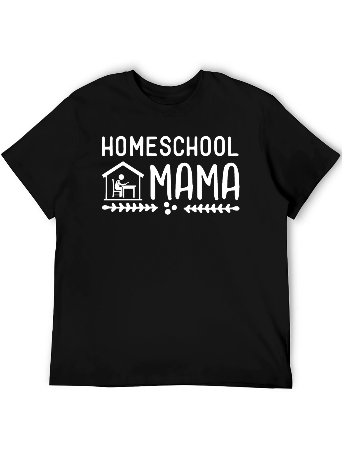 Homeschool Mama Graphic T-Shirt - Black
