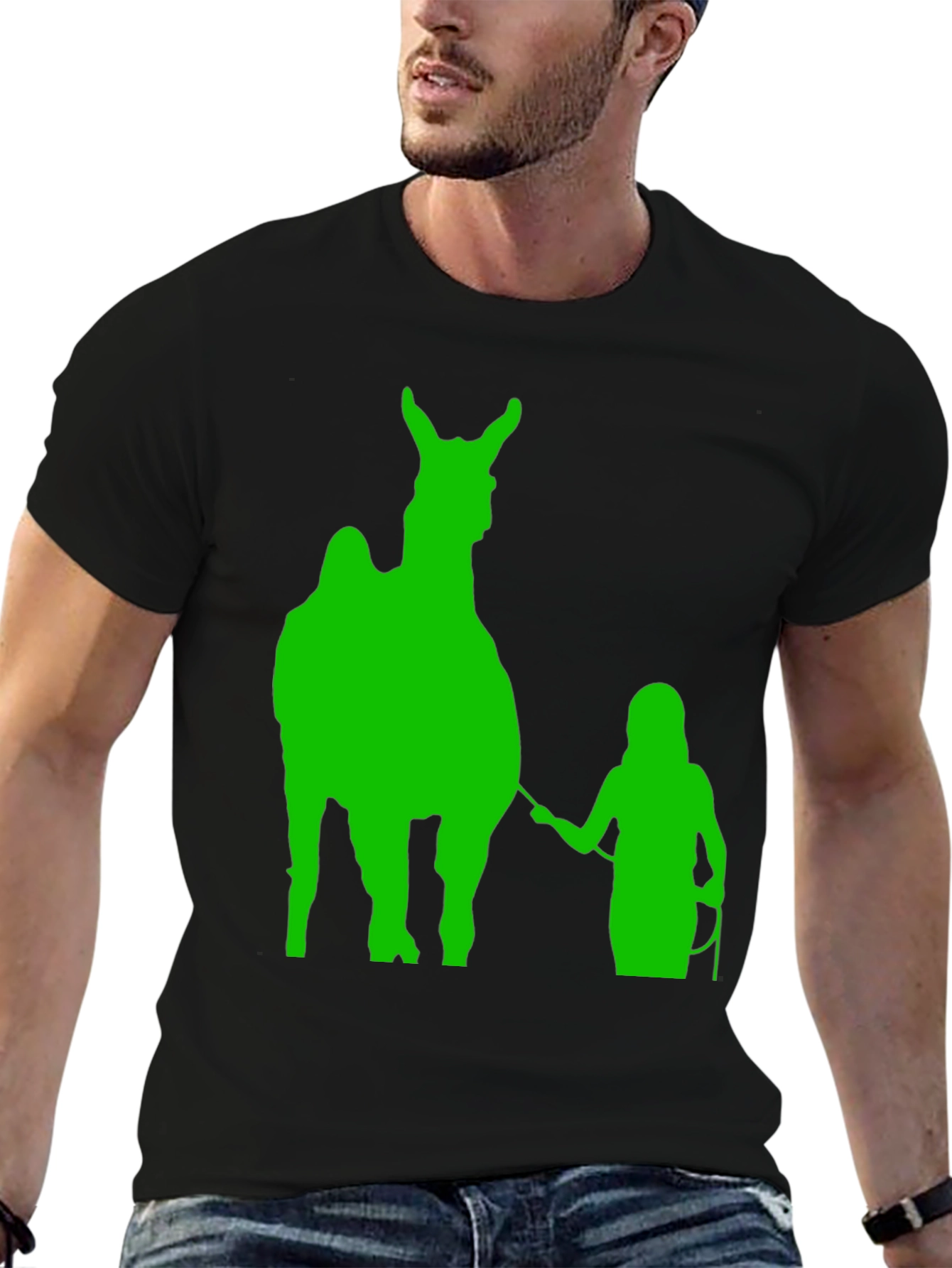 Camel Silhouette Graphic T-Shirt