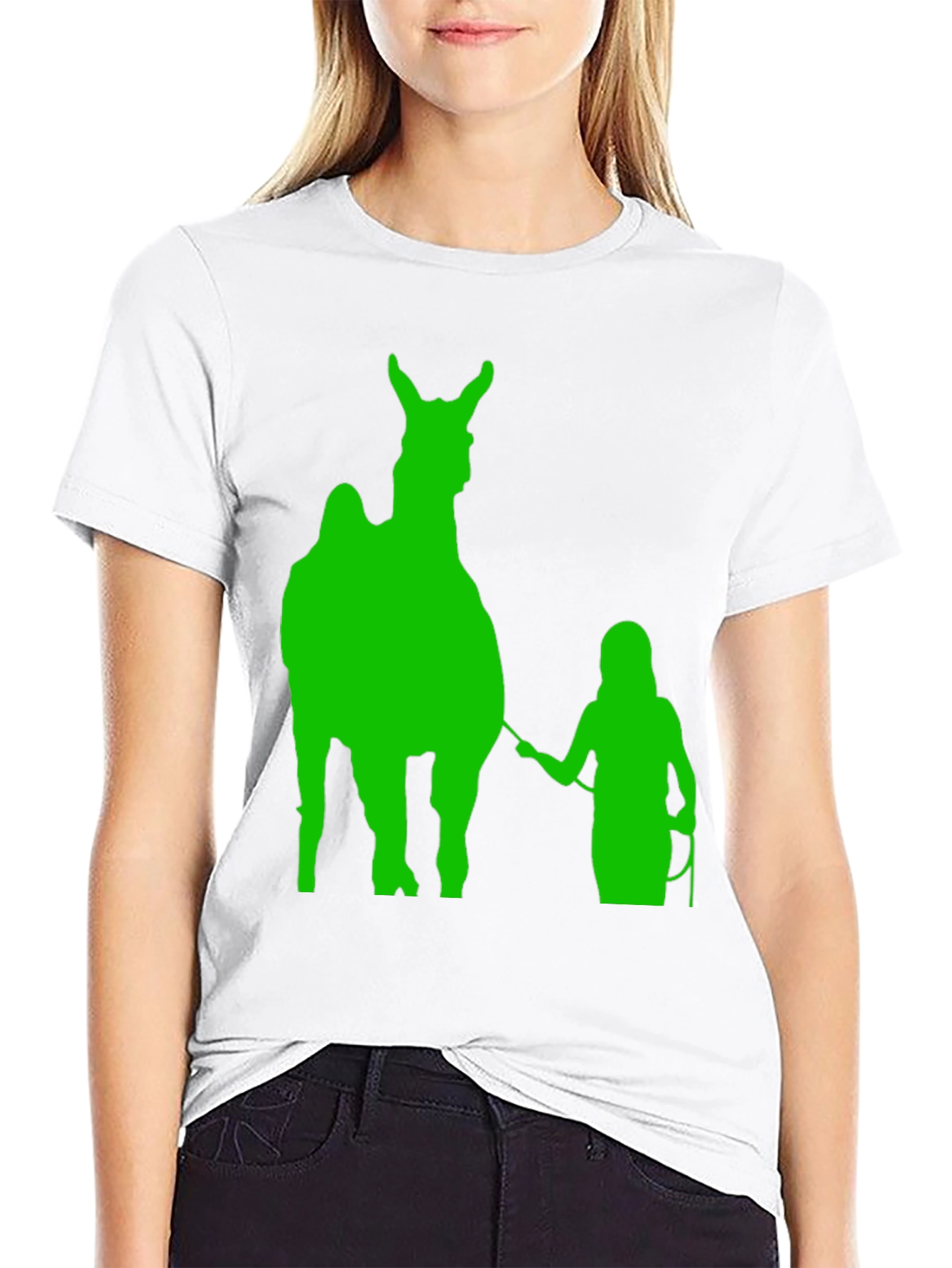 Camel Silhouette Graphic T-Shirt
