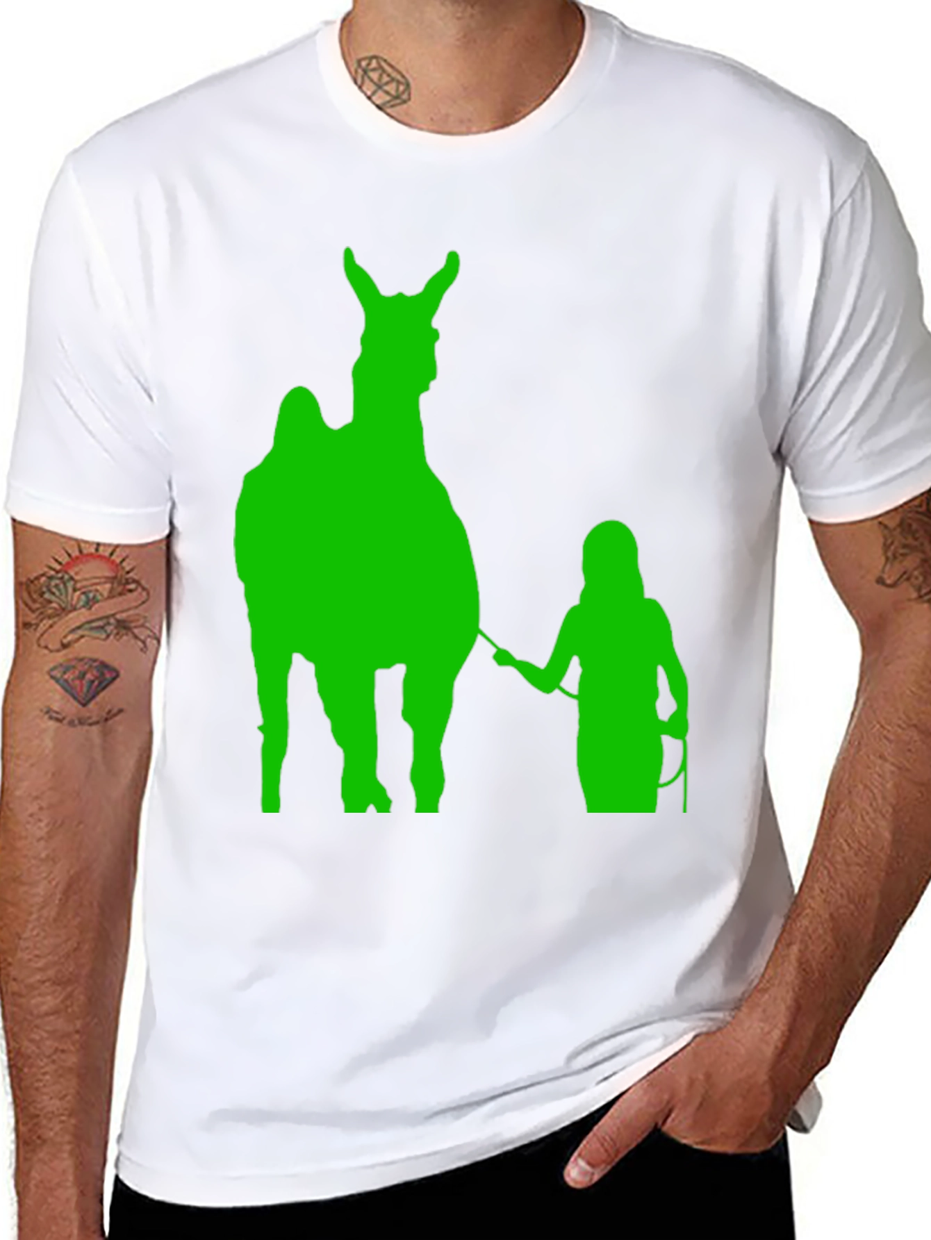 Camel Silhouette Graphic T-Shirt