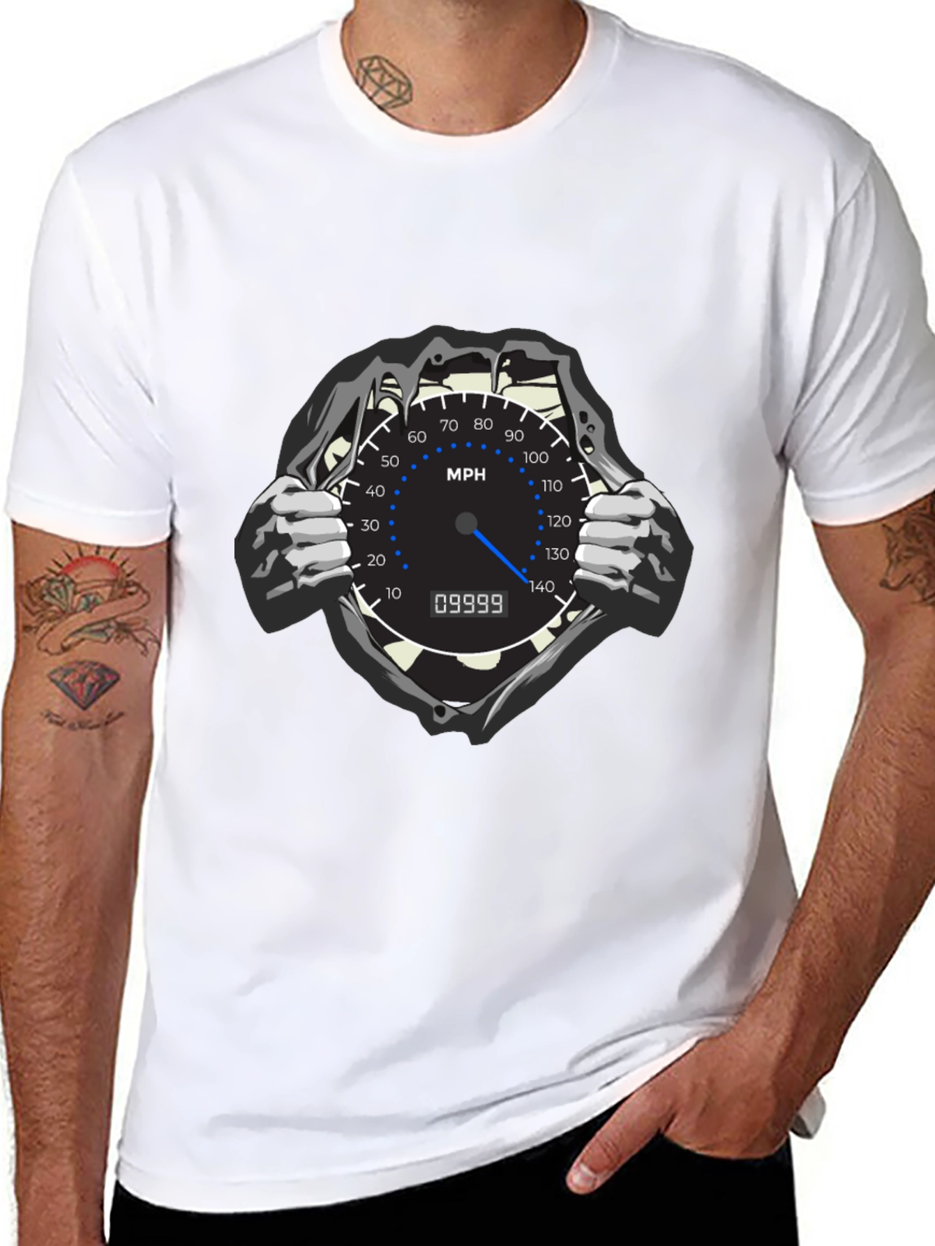 MPH Speedometer Graphic Tee