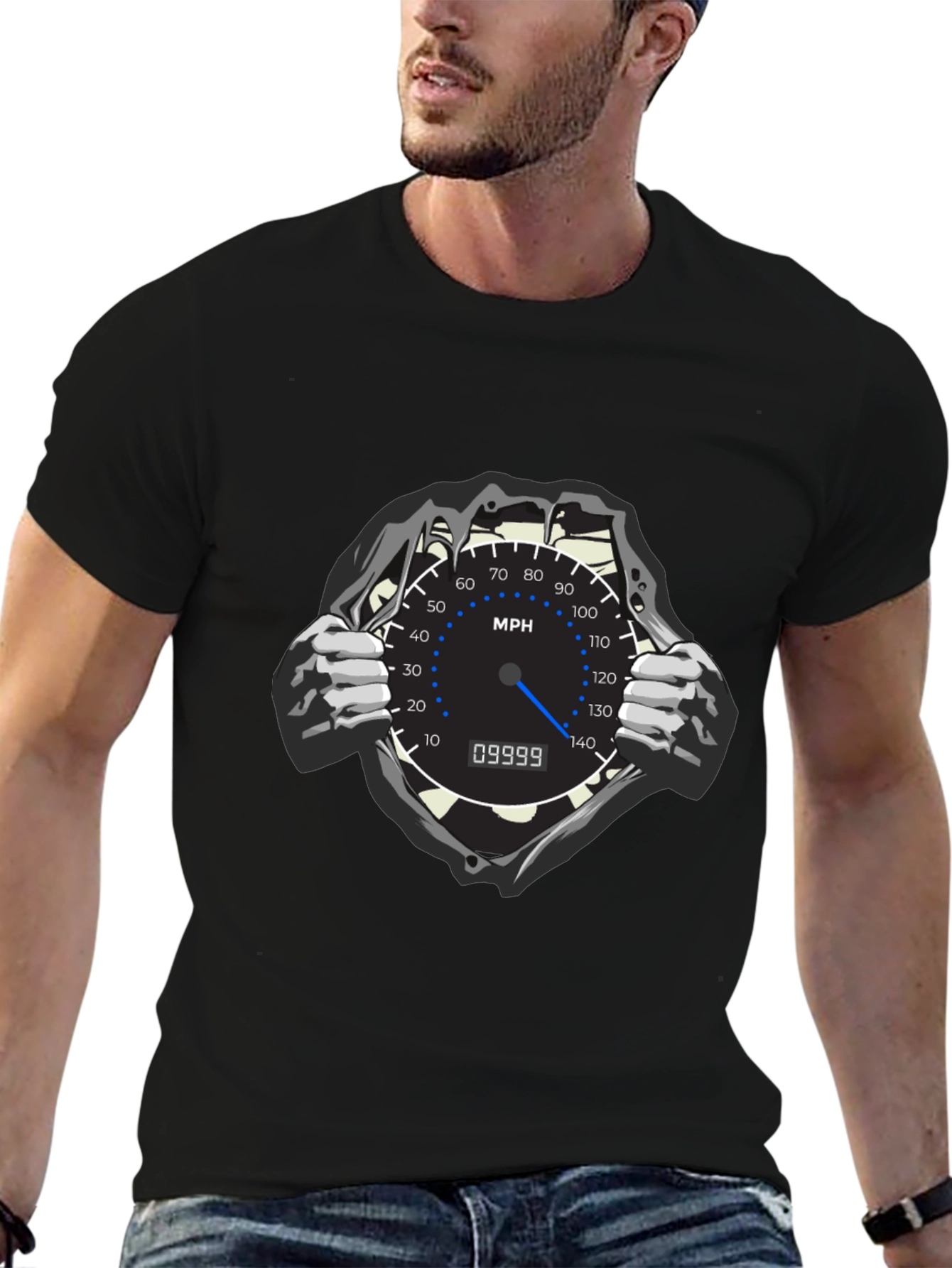 MPH Speedometer Graphic Tee