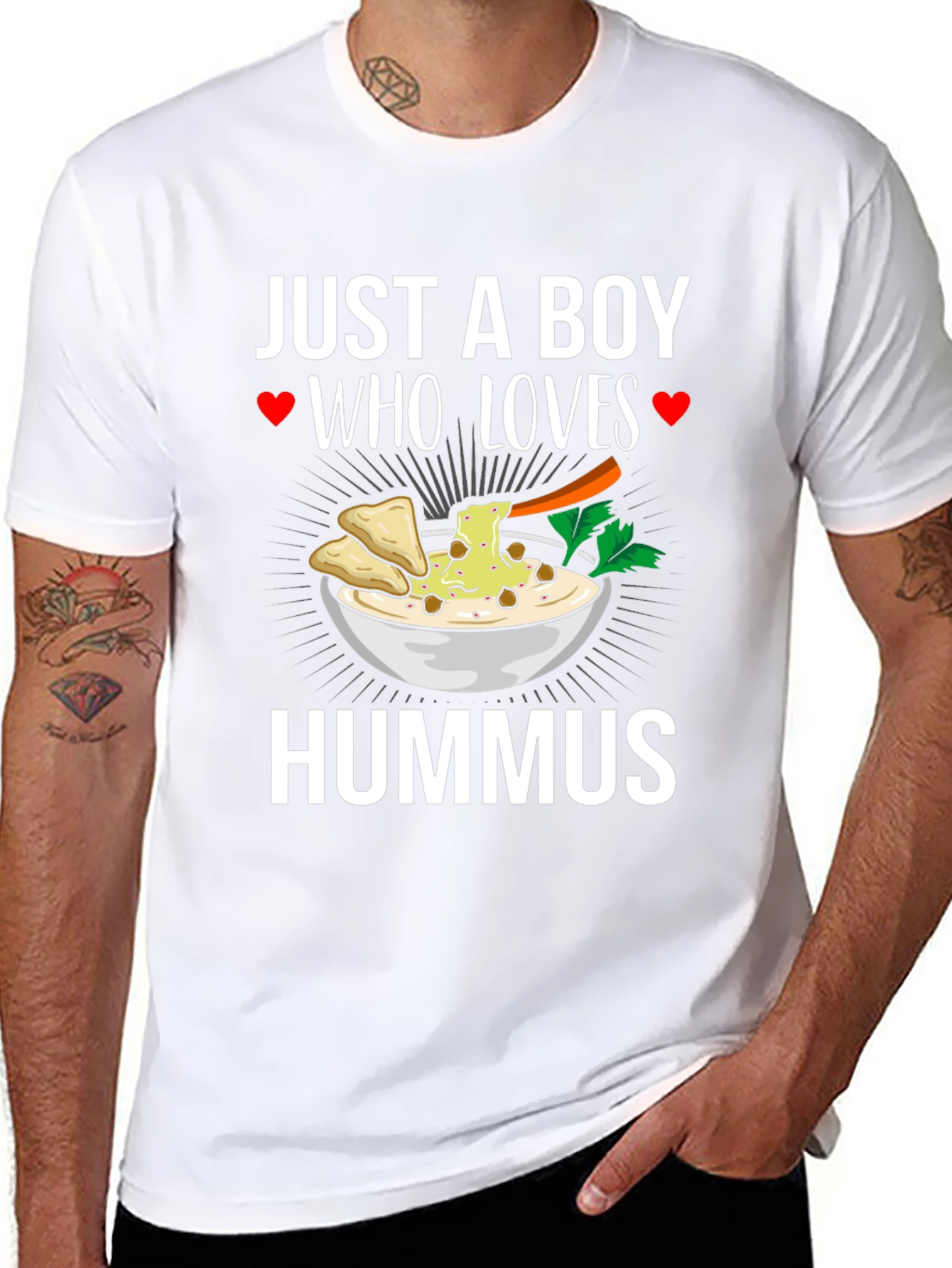 Just A Boy Who Loves Hummus T-Shirt