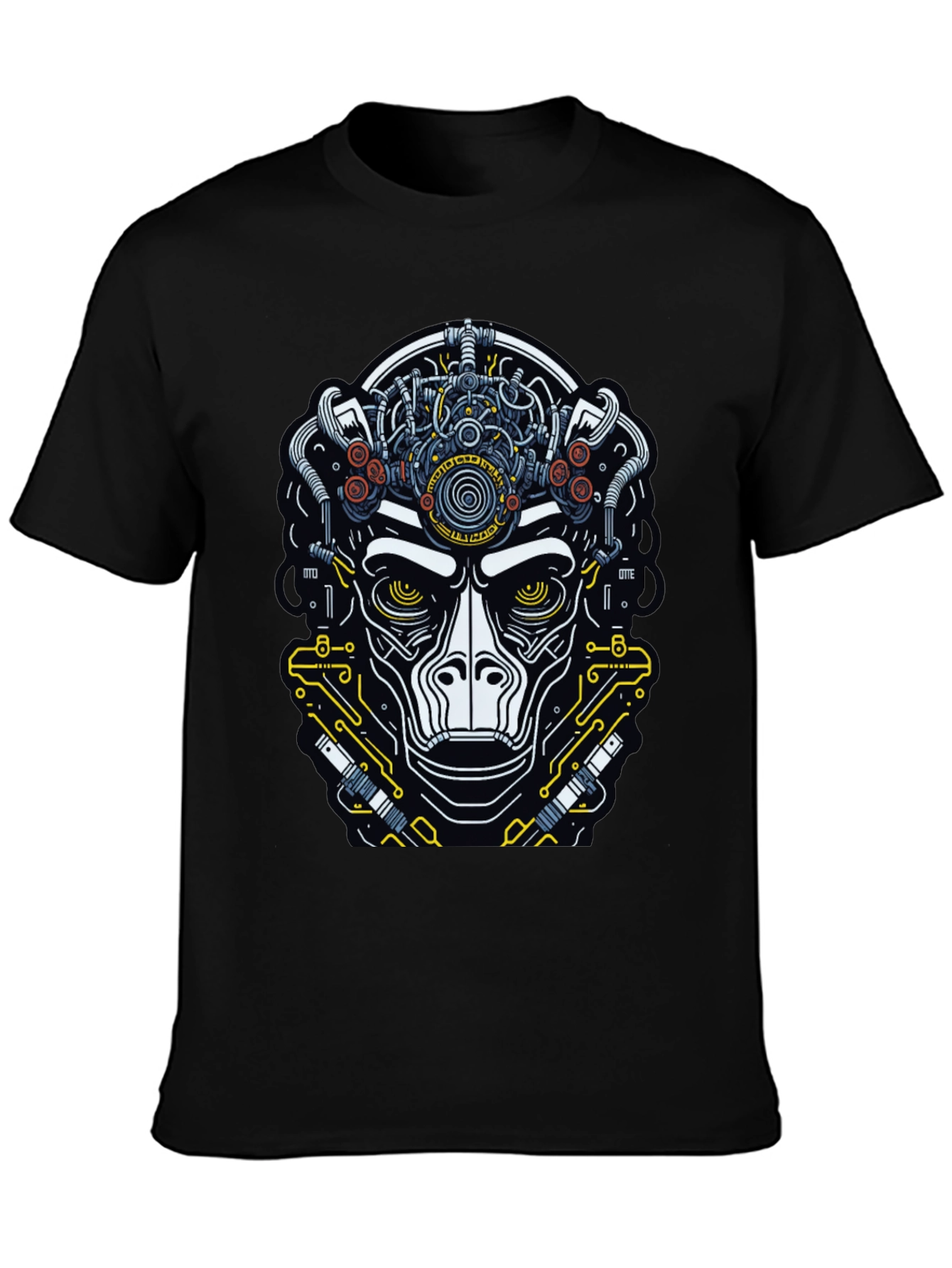 Cyberpunk Ape Graphic Tee - Unique Design