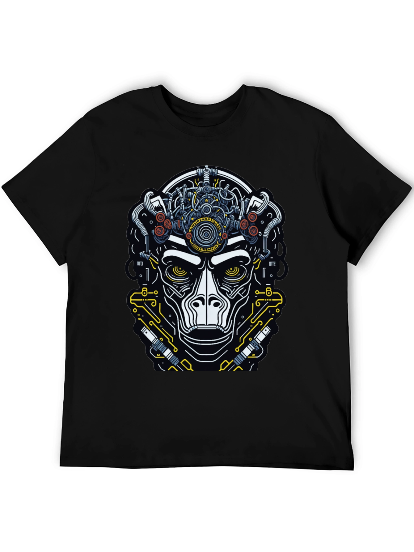 Cyberpunk Ape Graphic Tee - Unique Design