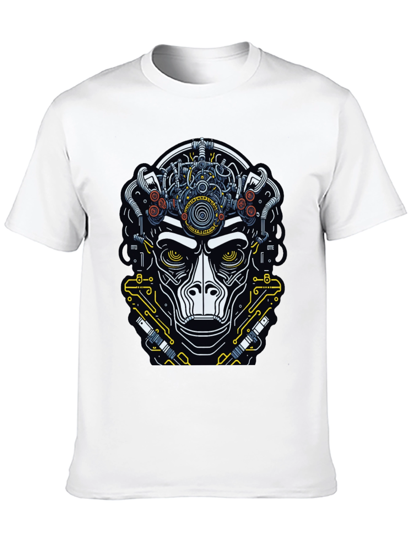 Cyberpunk Ape Graphic Tee - Unique Design
