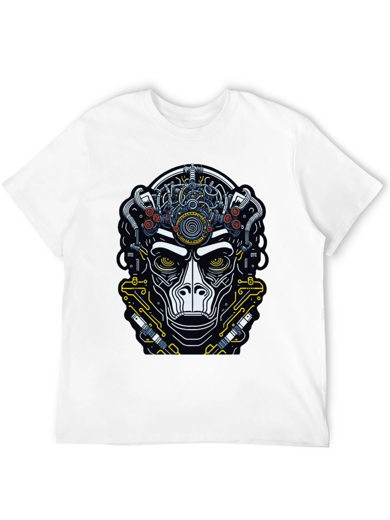 Cyberpunk Ape Graphic Tee - Unique Design