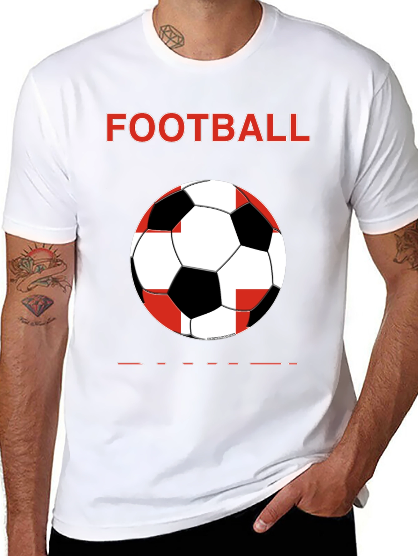 Football England Flag T-Shirt