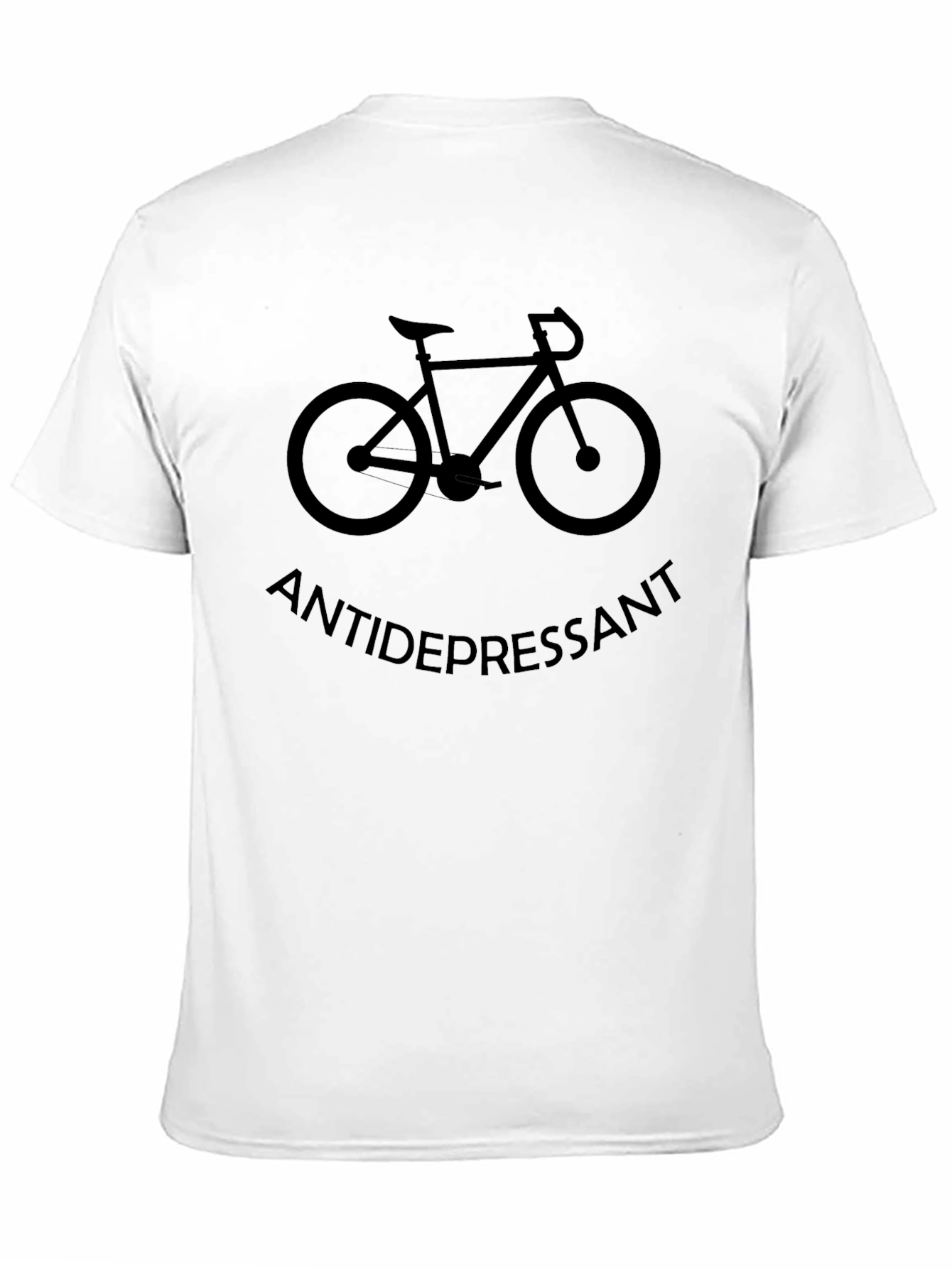 Antidepressant Bicycle Graphic Tee - Ride Your Blues Away!