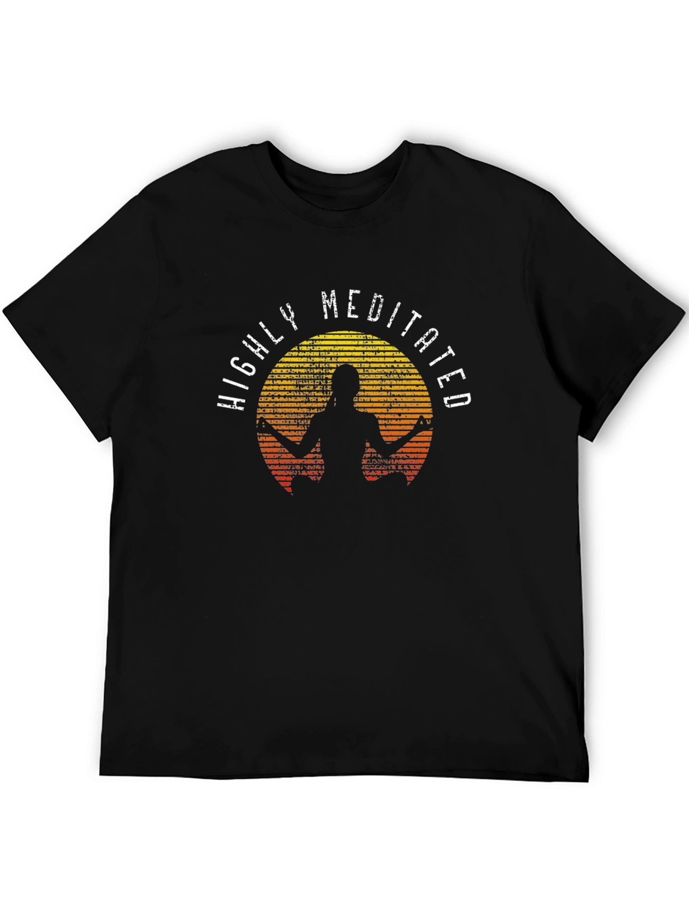 Highly Meditated Graphic Tee - Zen Vibe T-Shirt