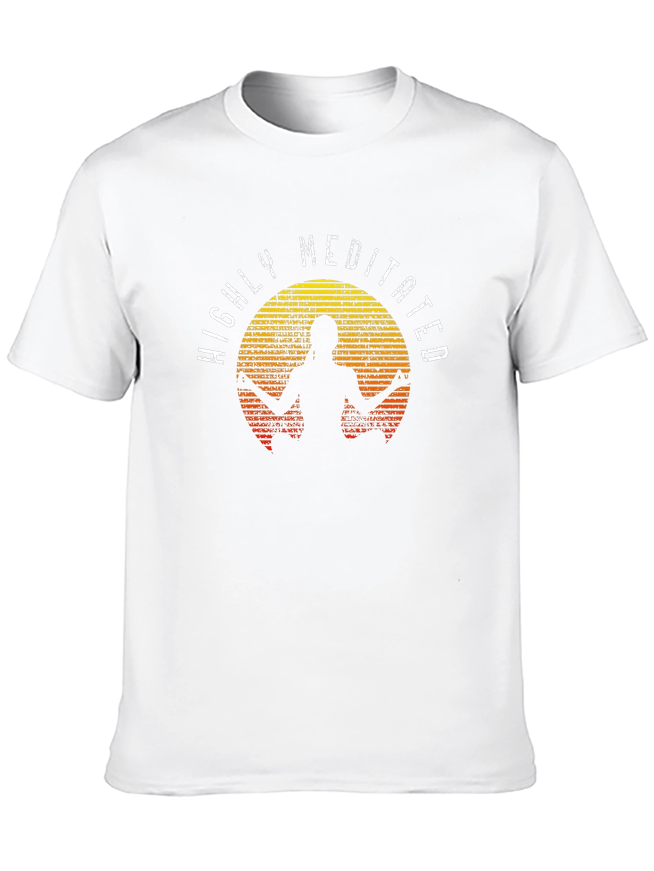 Highly Meditated Graphic Tee - Zen Vibe T-Shirt