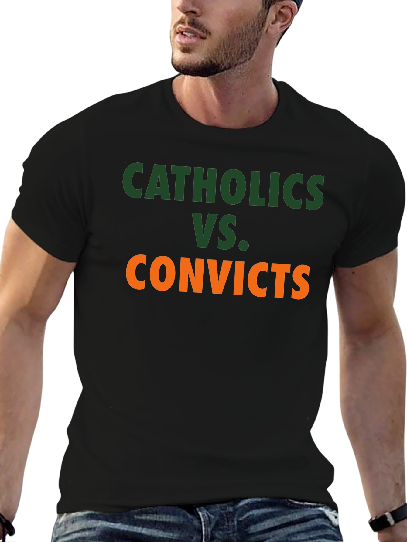 Catholics VS. Convicts Graphic Tee