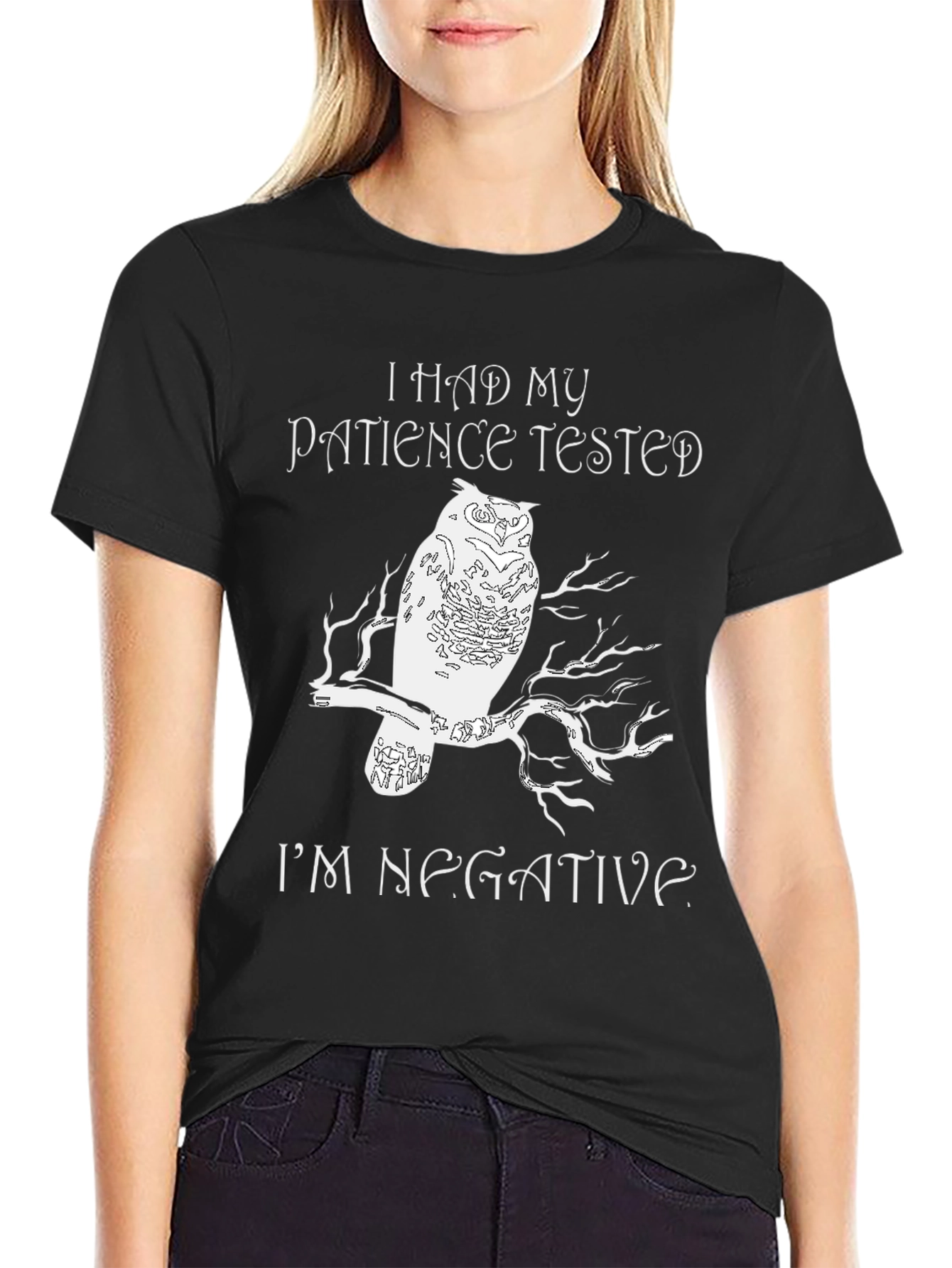 I Had My Patience Tested Owl Graphic Tee