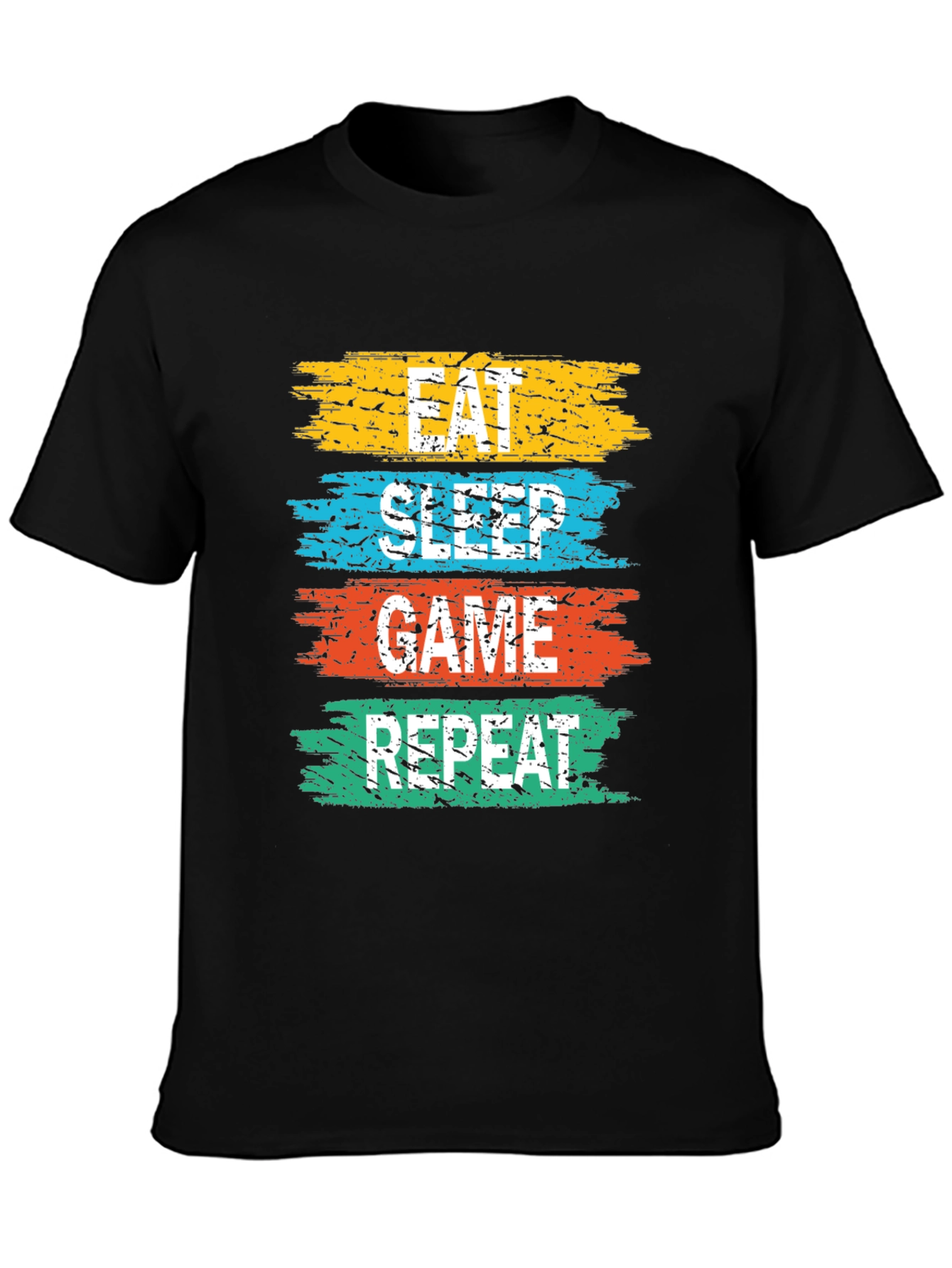 Eat Sleep Game Repeat Graphic Tee