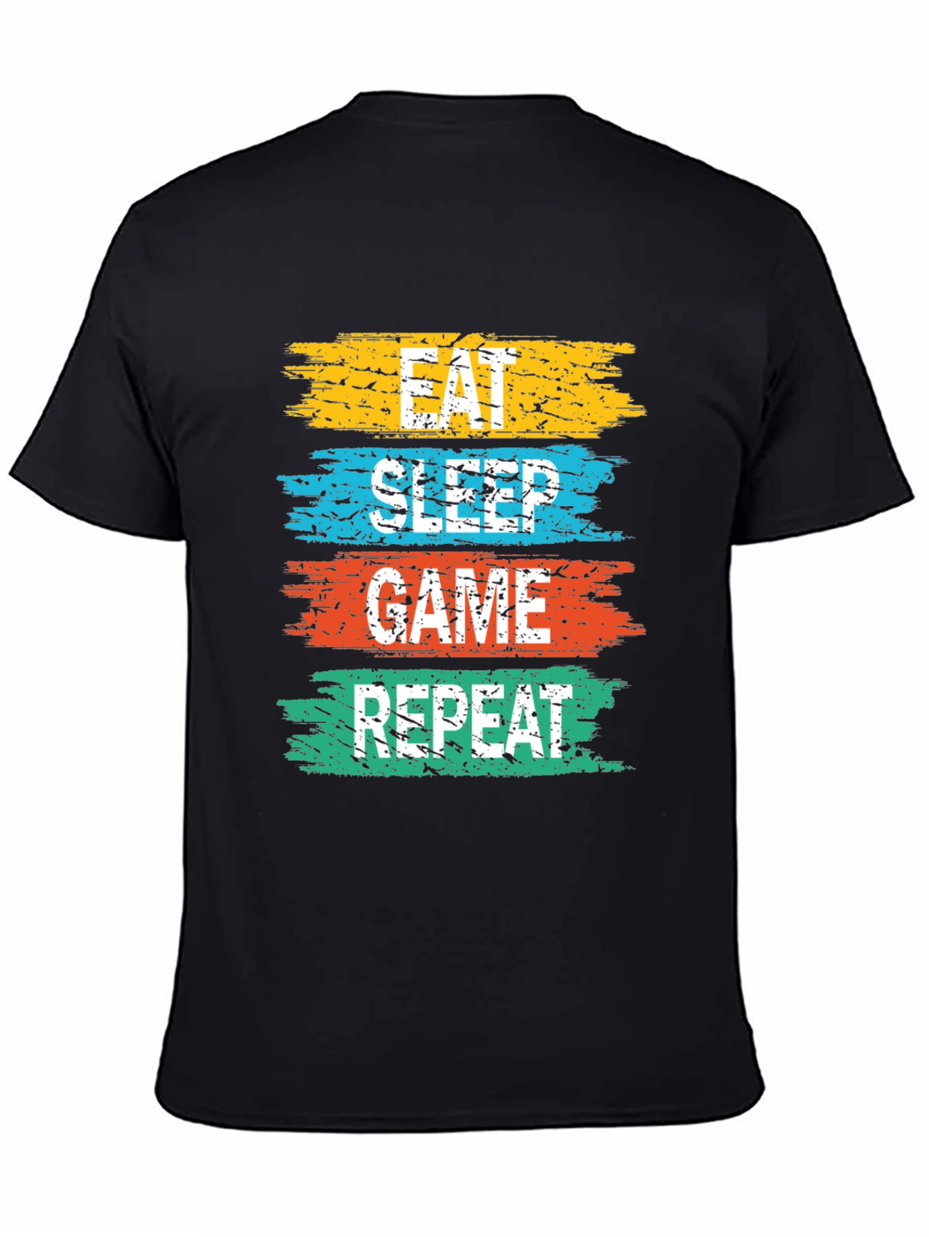 Eat Sleep Game Repeat Graphic Tee