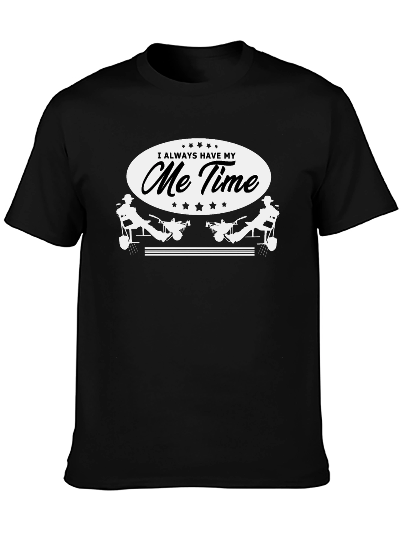 Gardening Me Time T-Shirt - Black