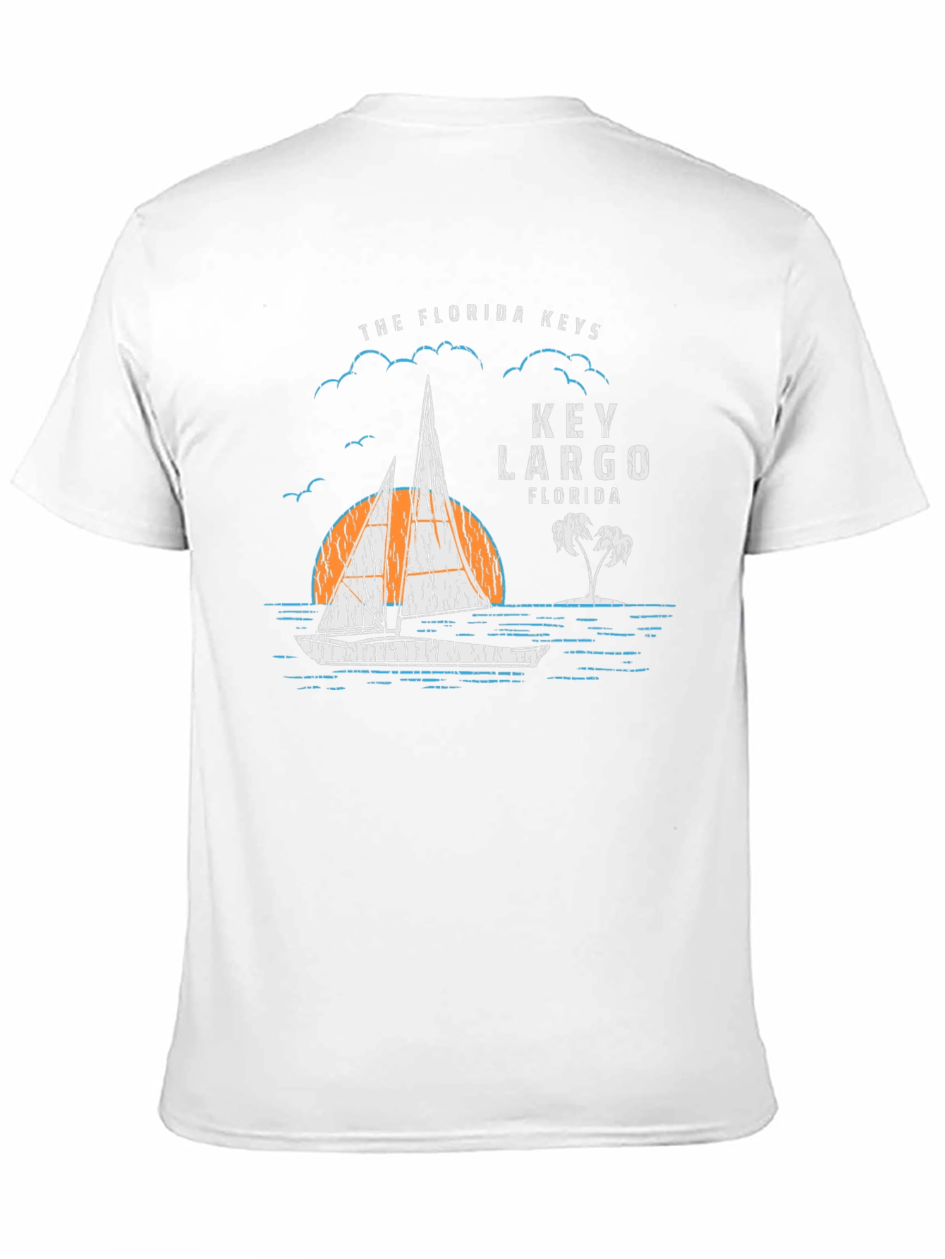 Key Largo Florida Graphic T-Shirt - Black