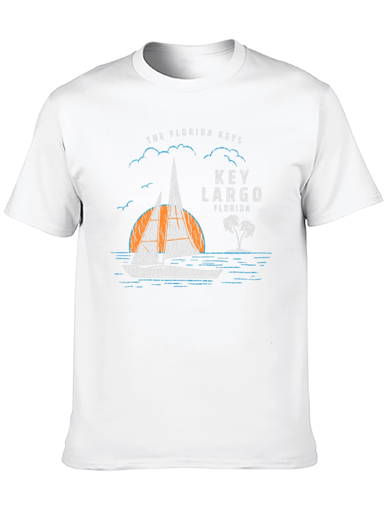 Key Largo Florida Graphic T-Shirt - Black