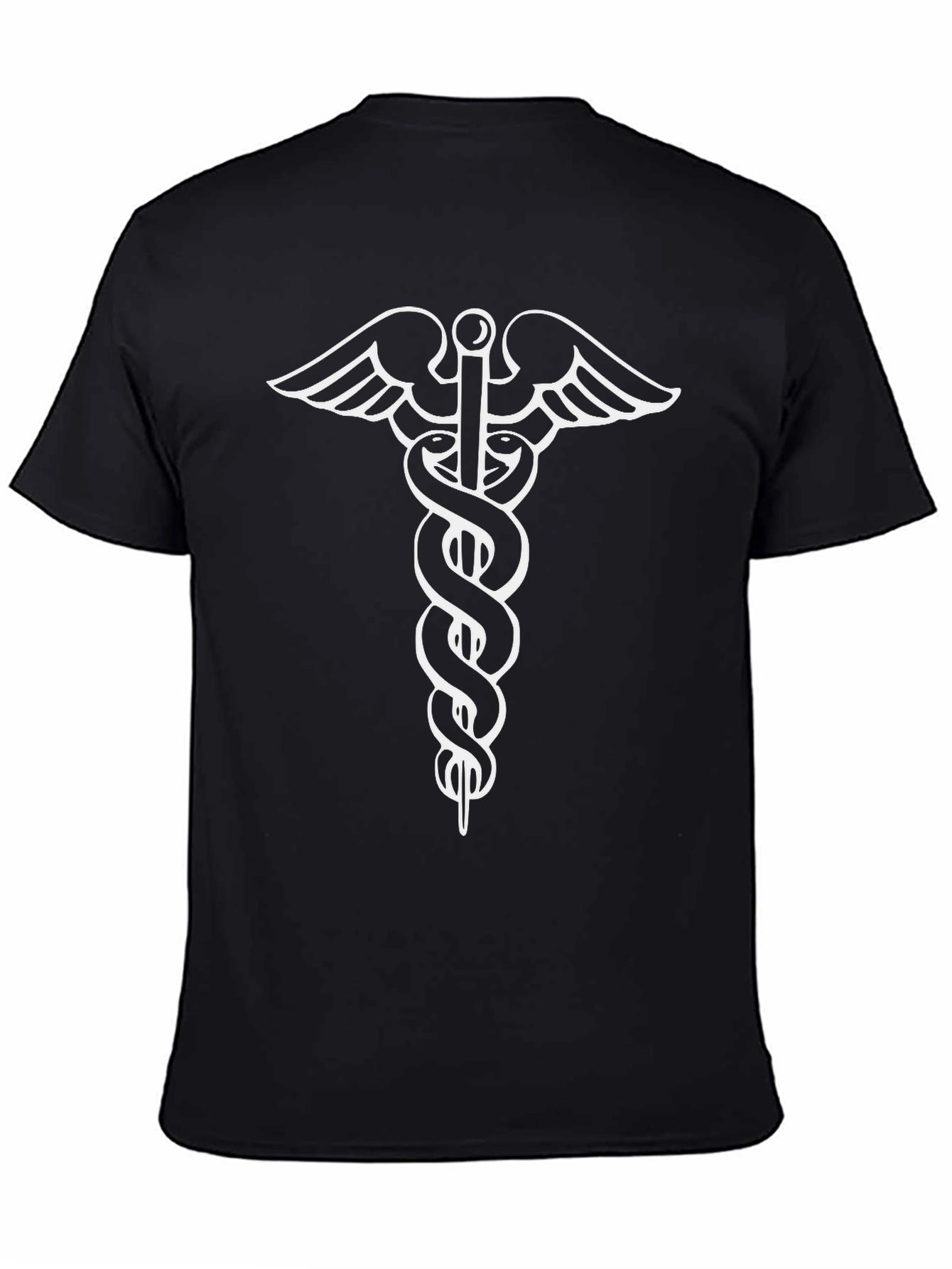 Medical Symbol T-Shirt - Caduceus Graphic Tee