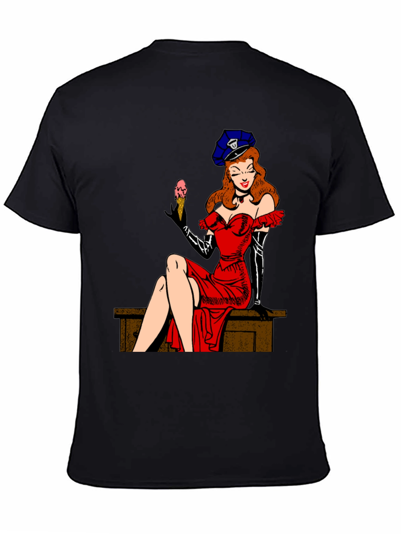 Pin-Up Girl Tee - Retro Style